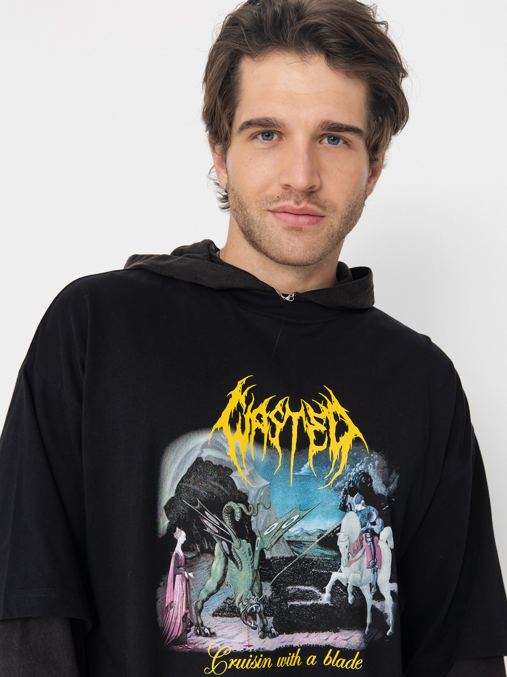 Худі Wasted Paris Tale Age HD (black/faded black)