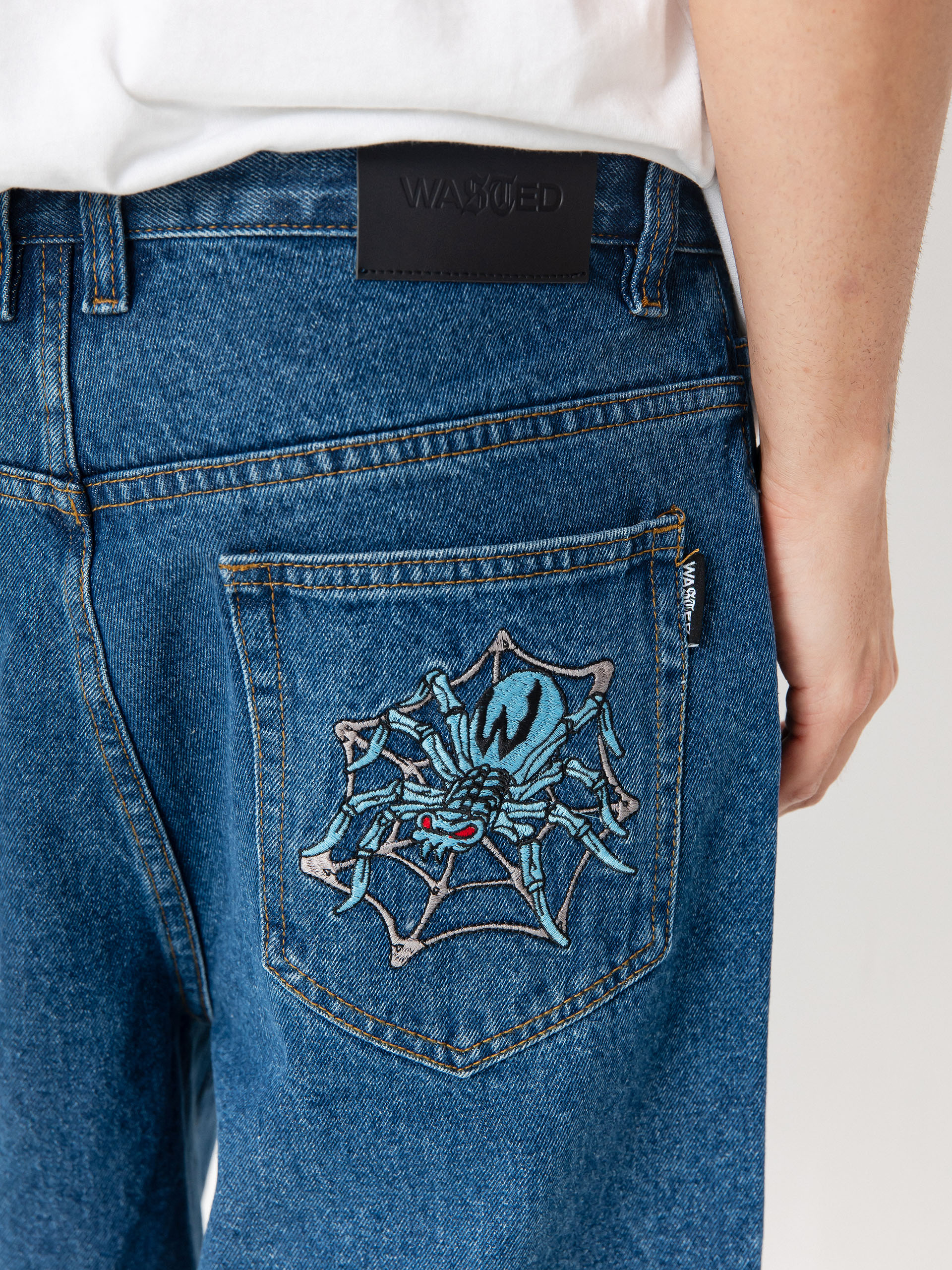 Шорти Wasted Paris Prey Casper (washed blue)