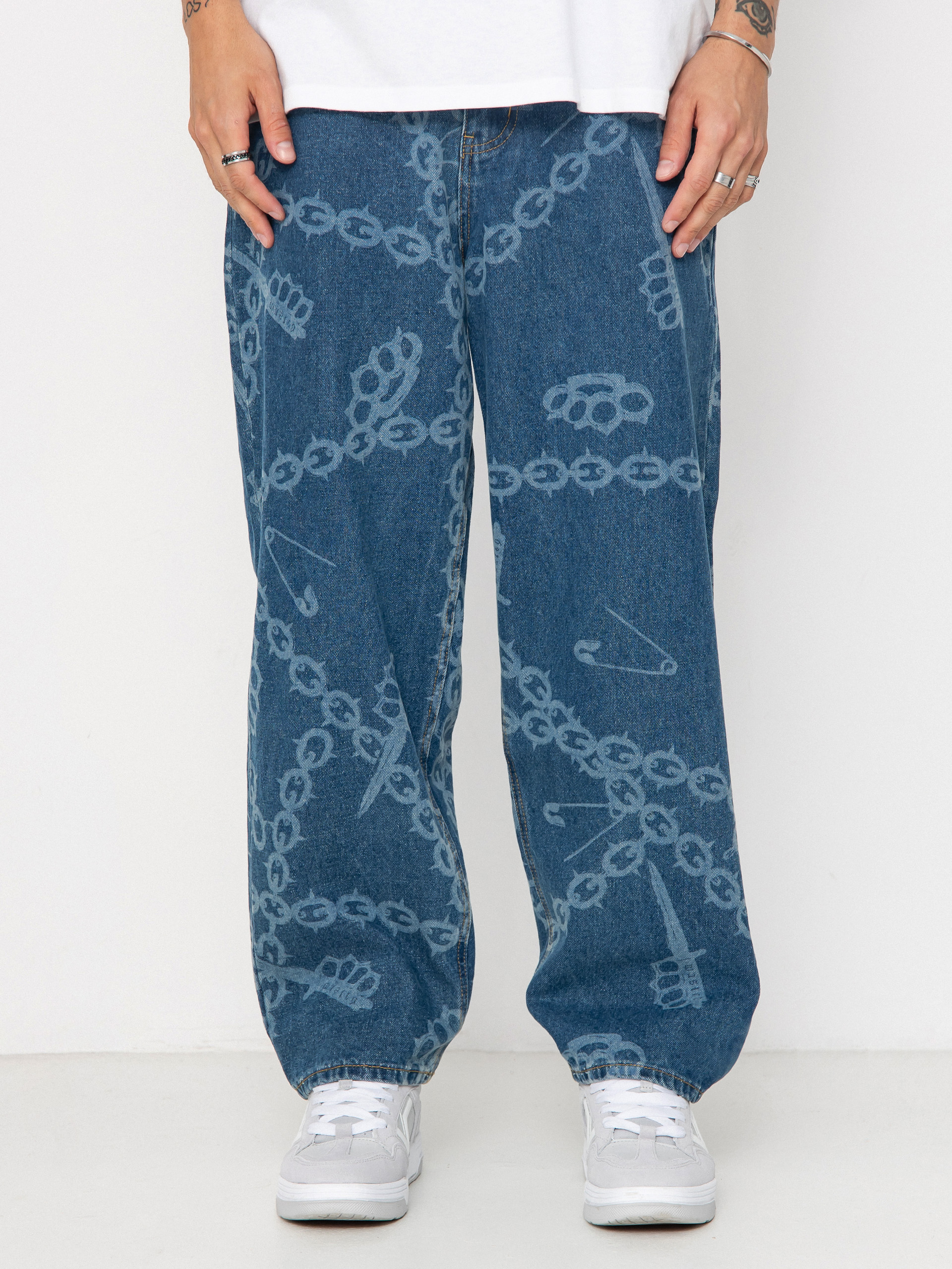 Штани Wasted Paris Knuckles Casper (washed blue)