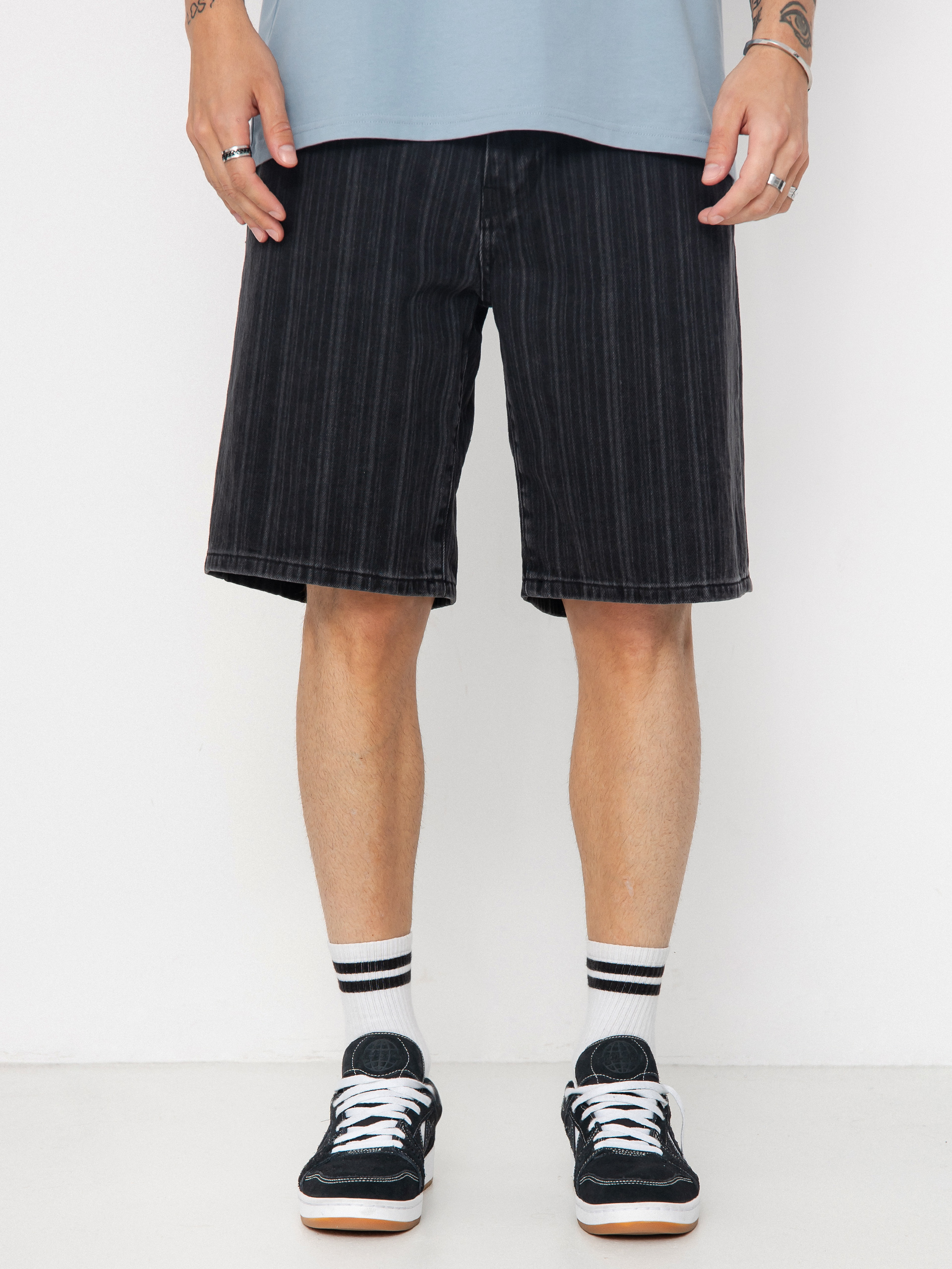 Шорти Carhartt WIP Rylan (rylan stripe/black/stone washed)