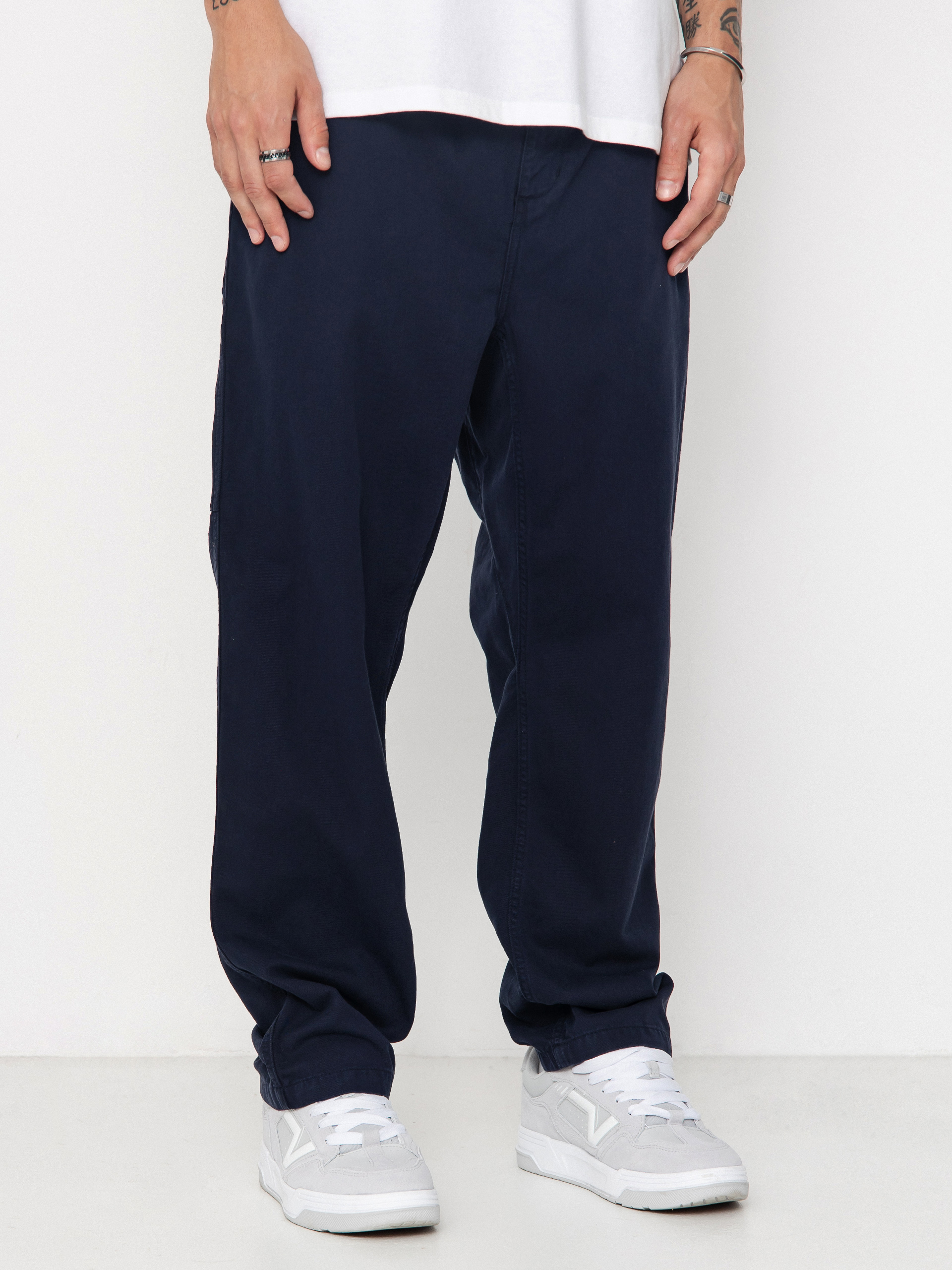 Штани Carhartt WIP Flint (dark navy/garment dyed)