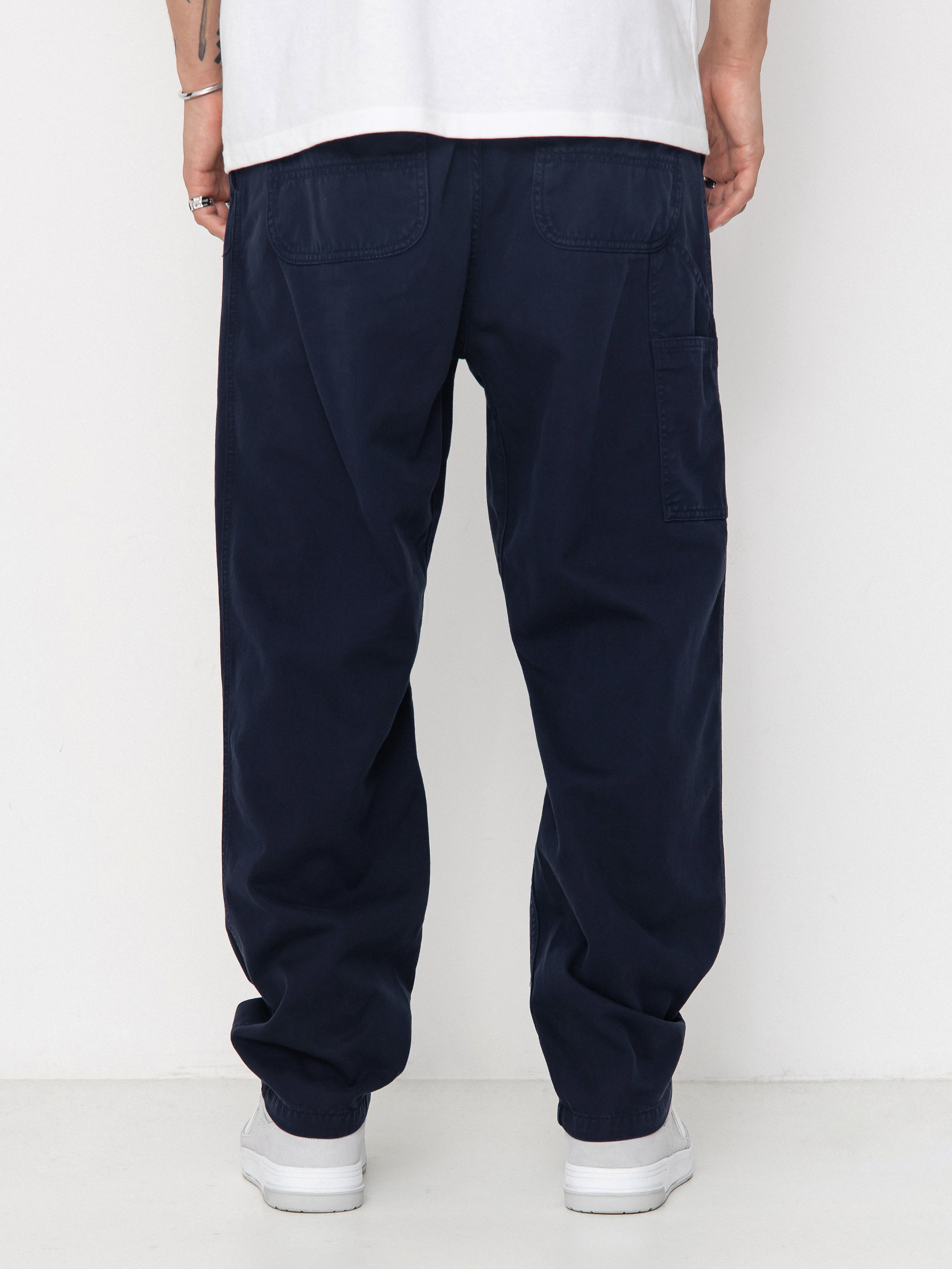 Штани Carhartt WIP Flint (dark navy/garment dyed)