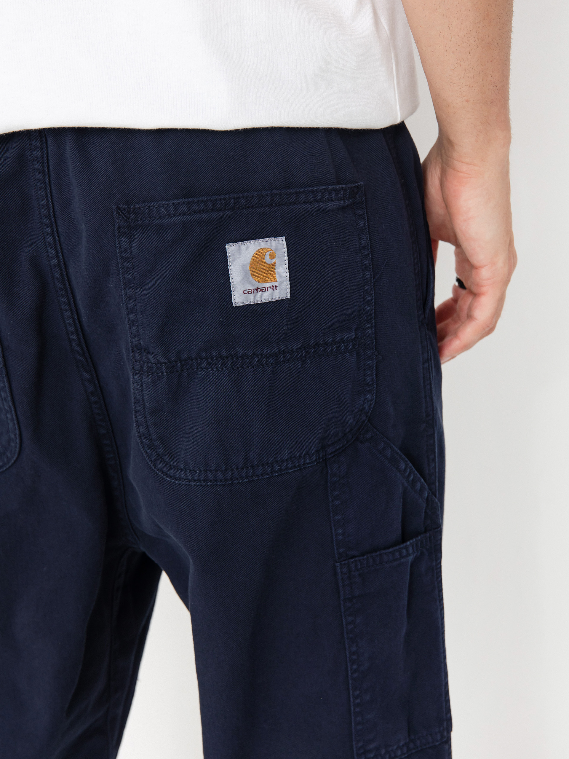 Штани Carhartt WIP Flint (dark navy/garment dyed)