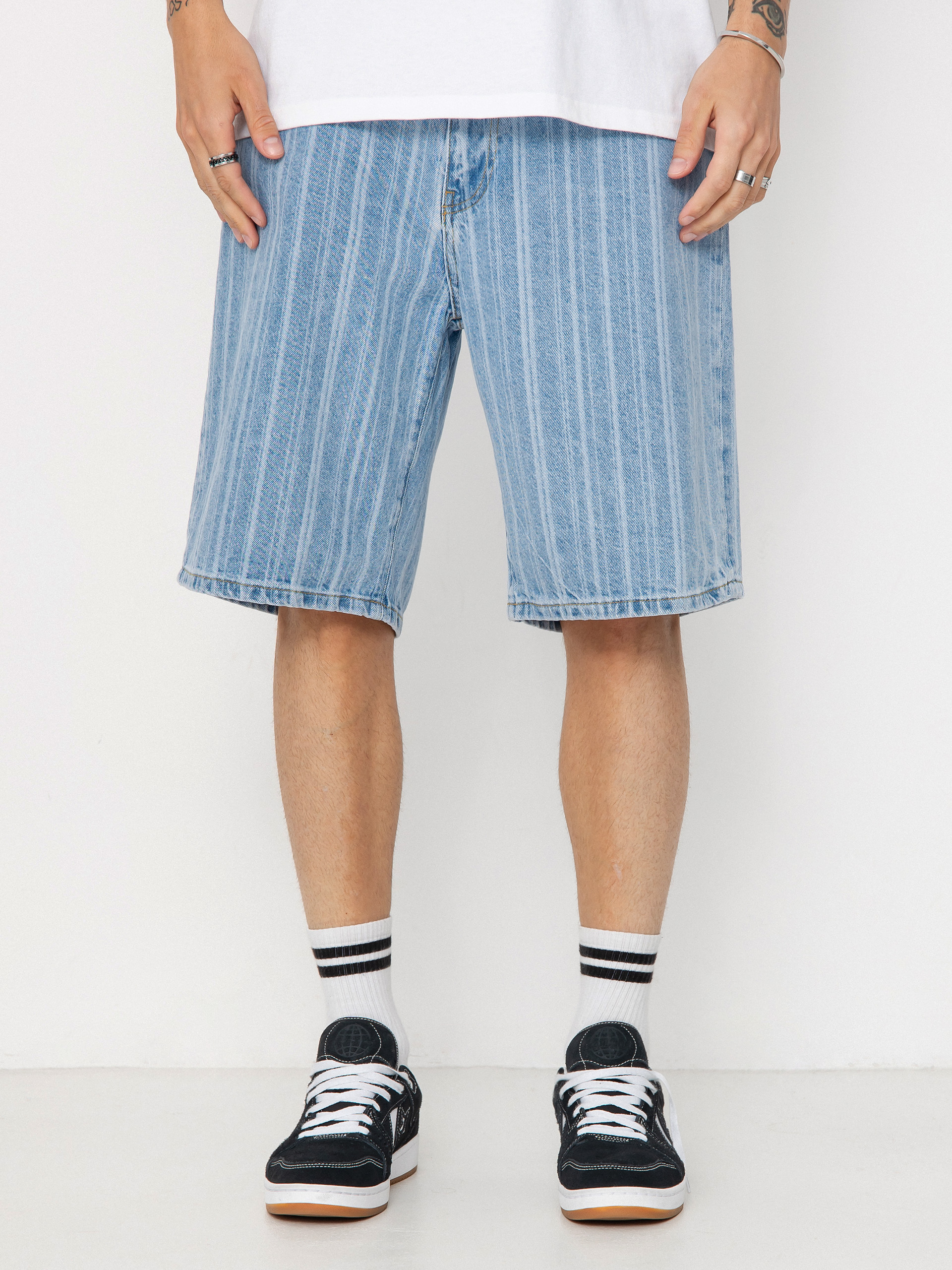 Шорти Carhartt WIP Rylan (rylan stripe/blue/stone bleached)