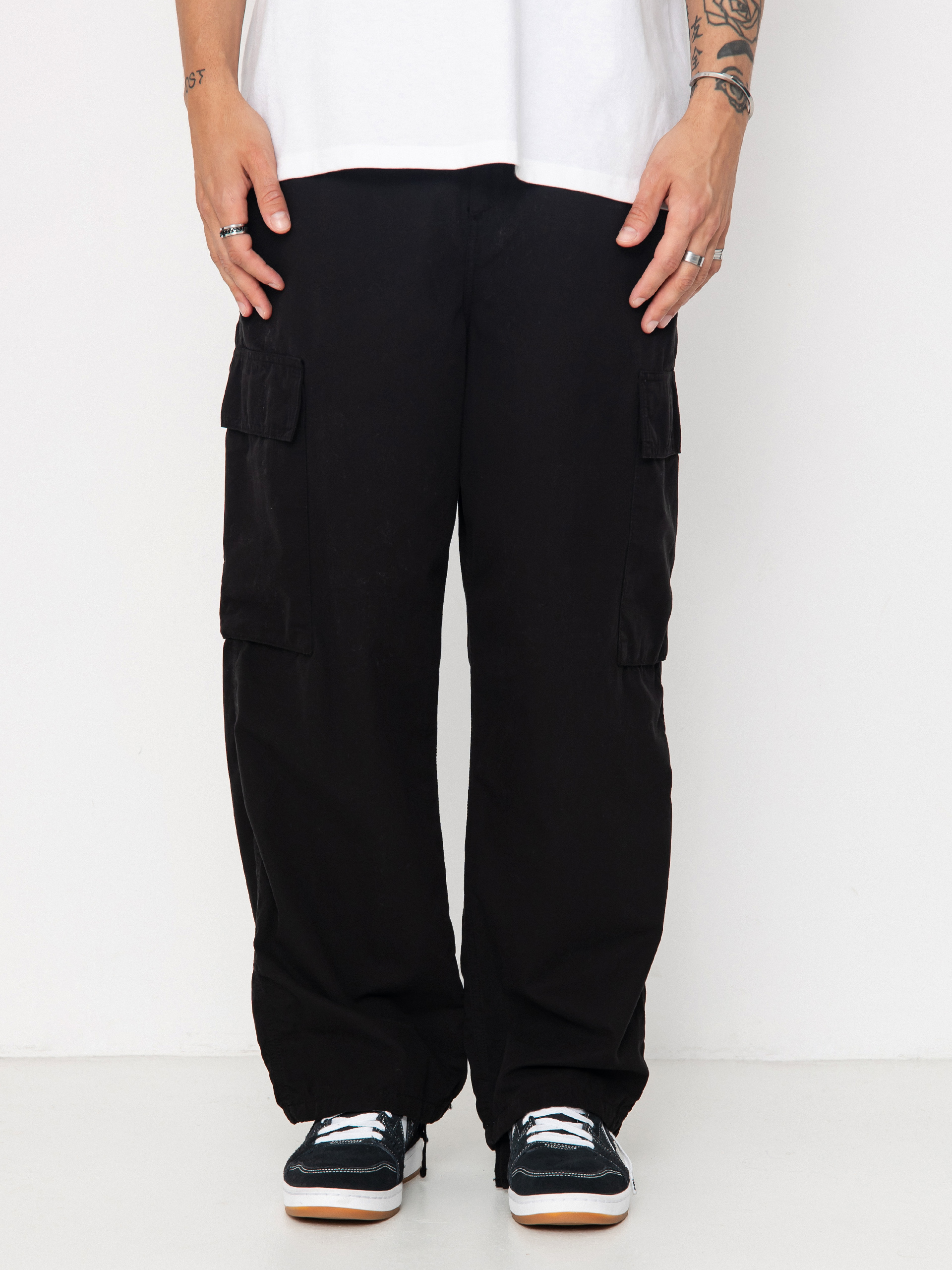 Штани Carhartt WIP Kade Cargo (black/garment dyed)