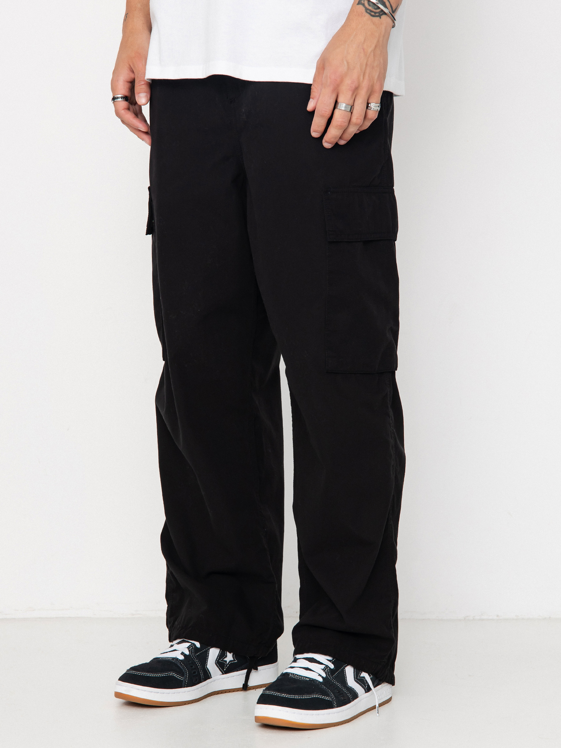 Штани Carhartt WIP Kade Cargo (black/garment dyed)