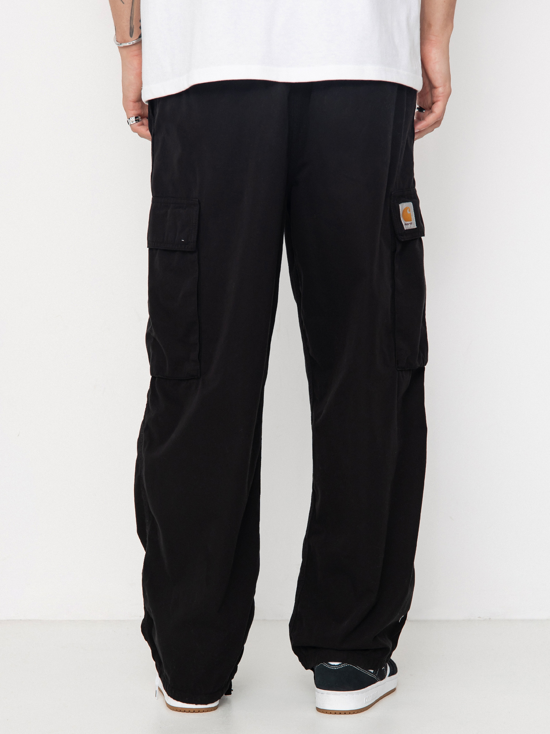 Штани Carhartt WIP Kade Cargo (black/garment dyed)
