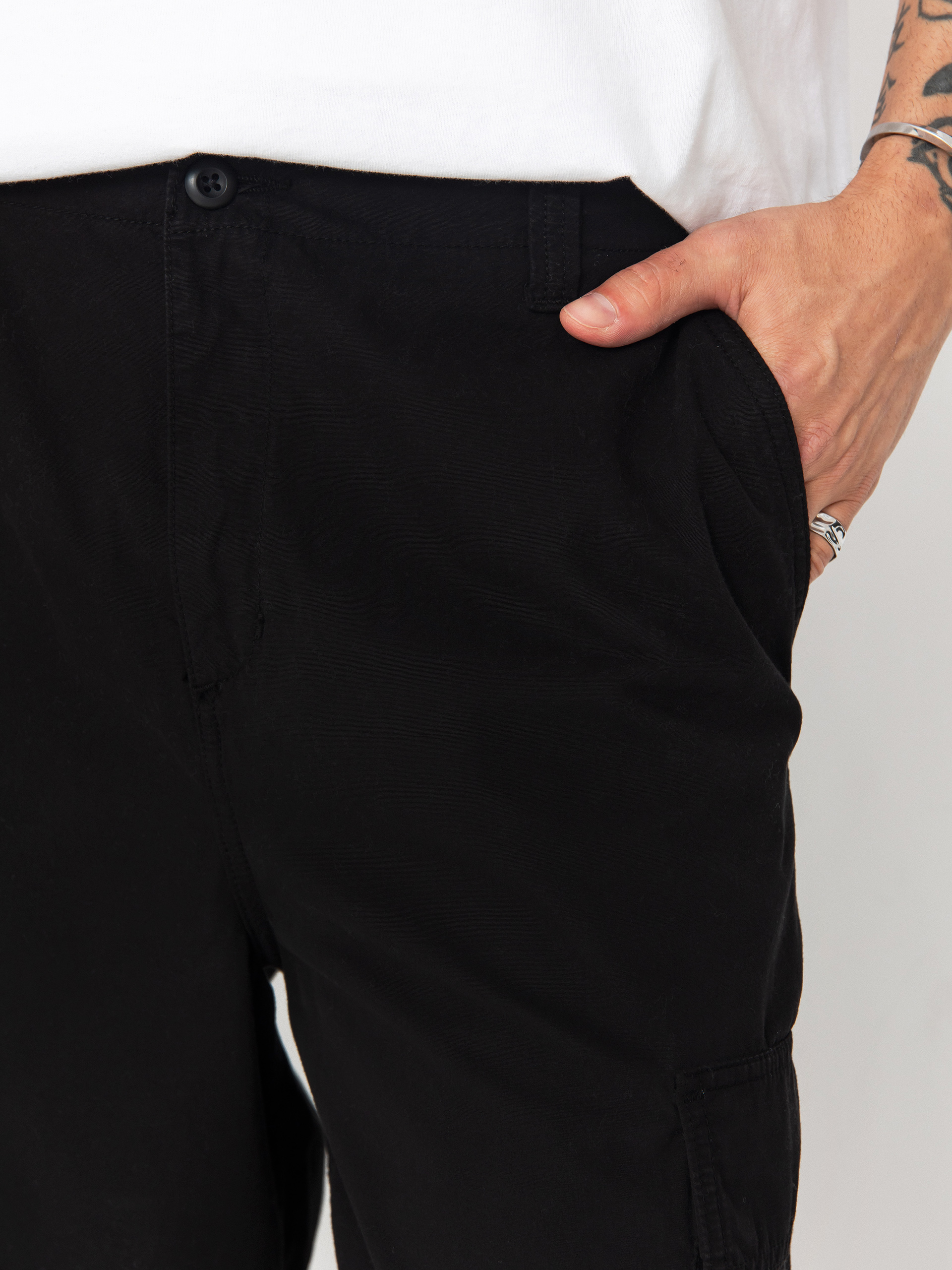 Штани Carhartt WIP Kade Cargo (black/garment dyed)