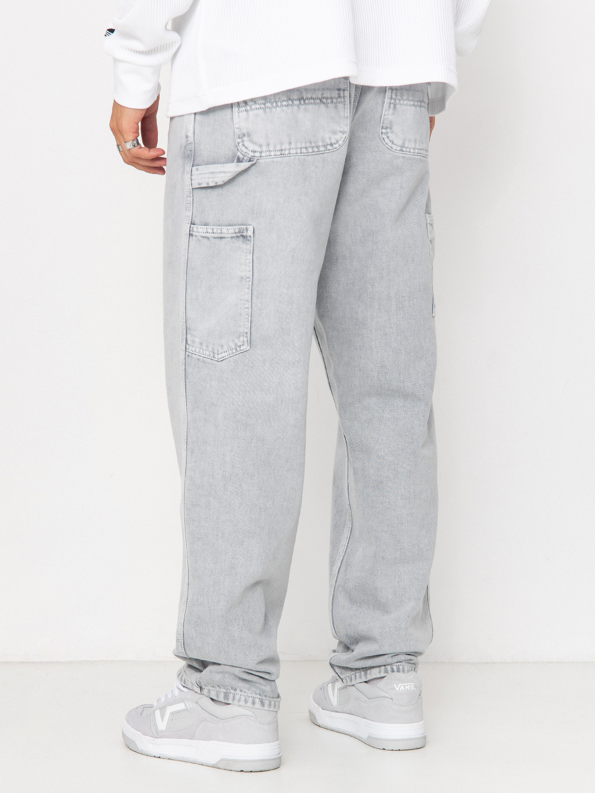 Штани Carhartt WIP Single Knee (black/chalk wash)