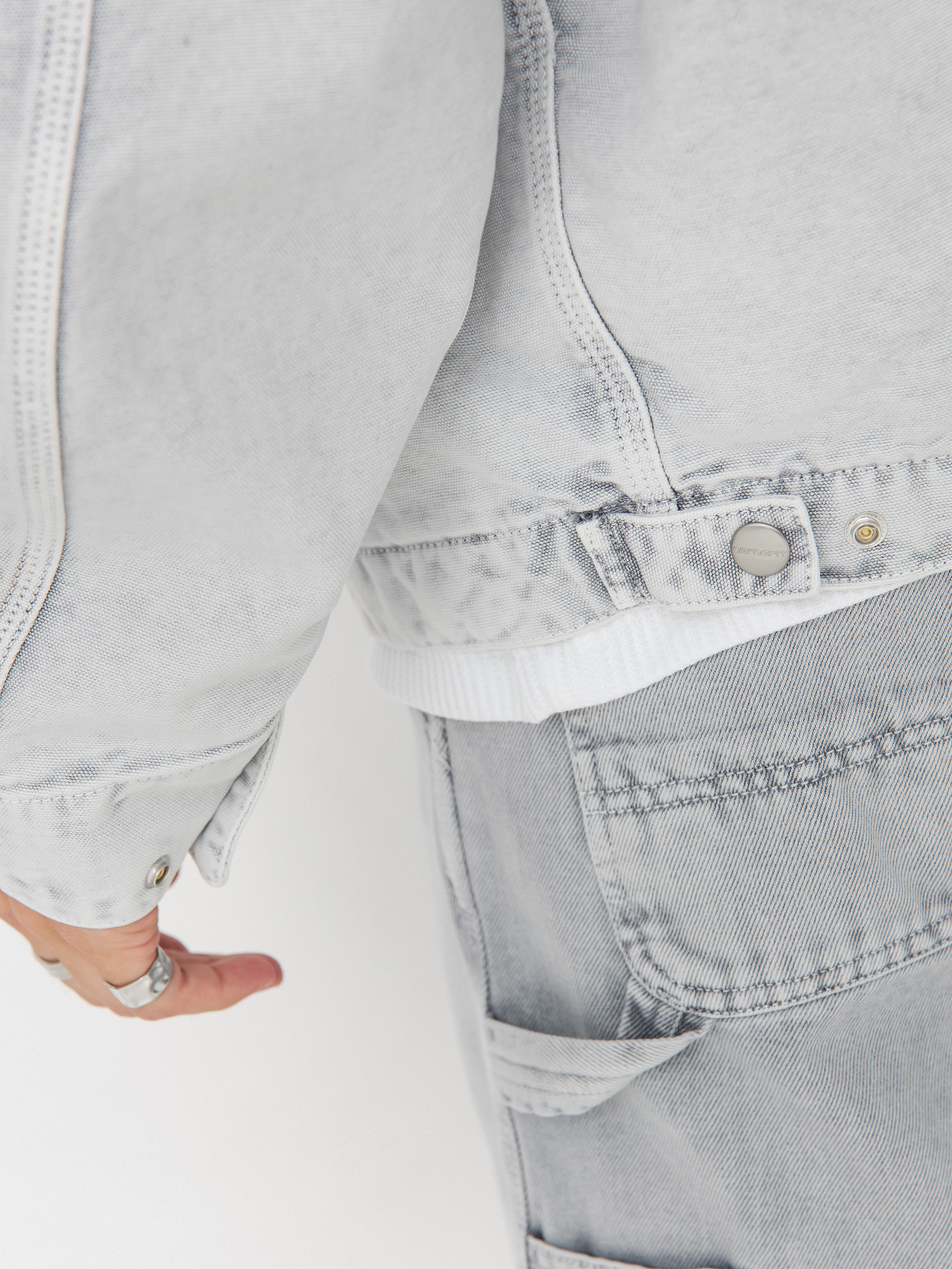 Куртка Carhartt WIP OG Detroit (black/black/chalk wash)