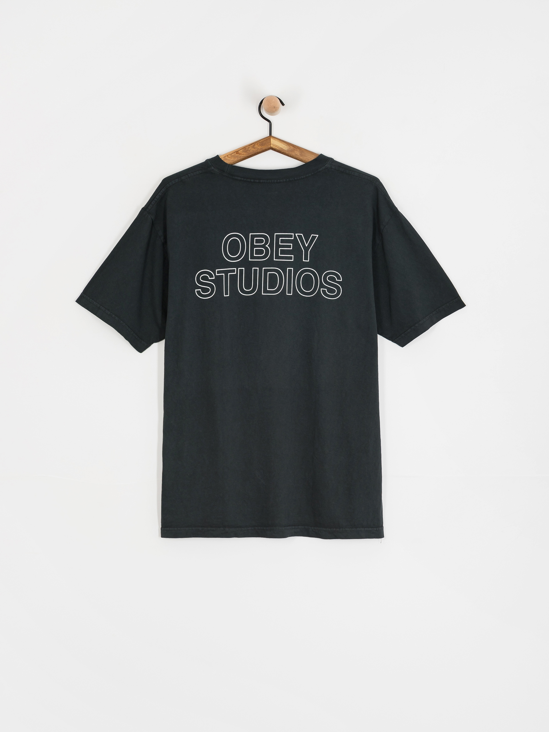 Футболка OBEY Obey Studios Outline (pigment true vintage black)