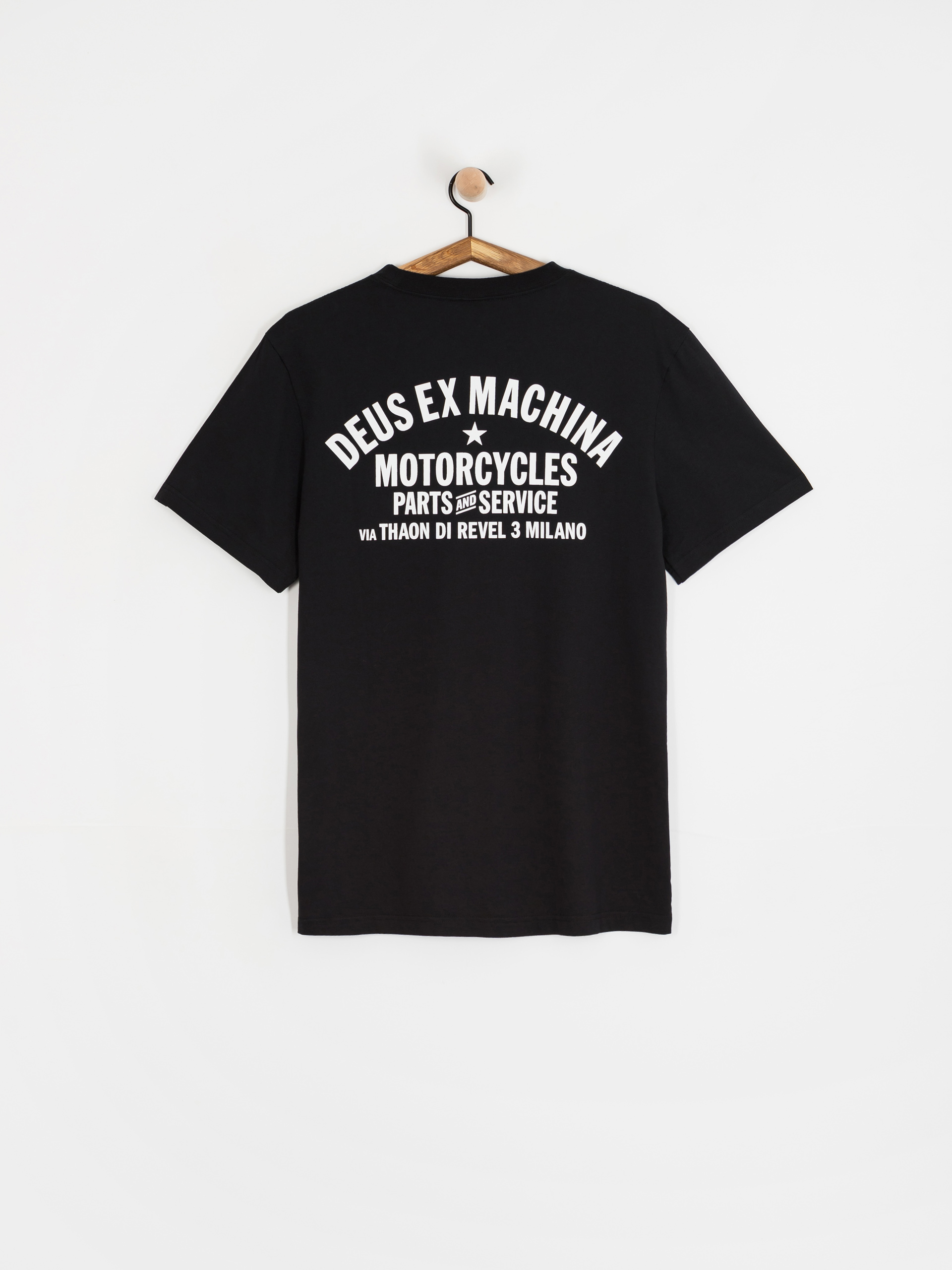 Футболка Deus Ex Machina Milano Address (black)