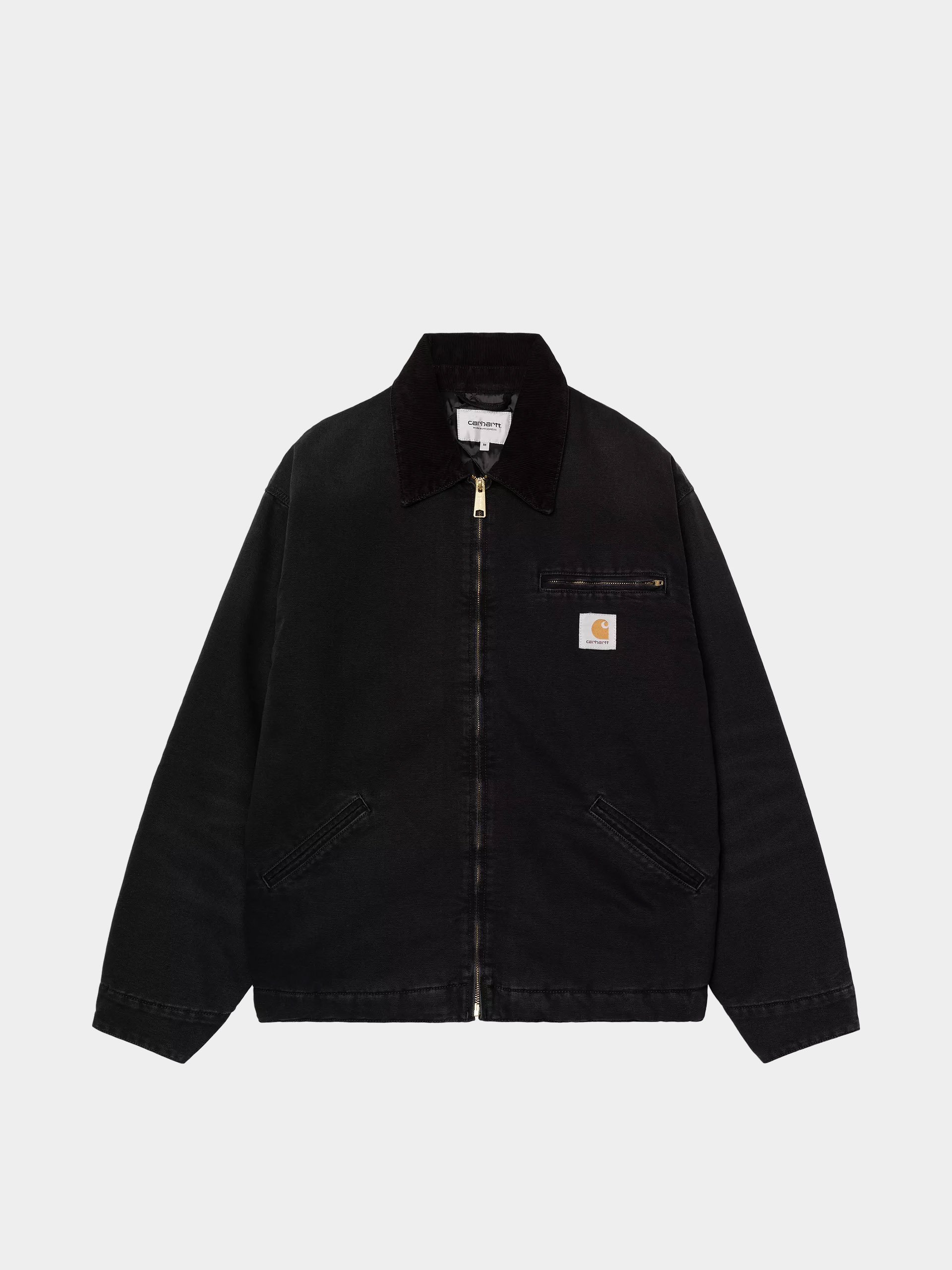Куртка Carhartt WIP OG Detroit (black/black/stone canvas)