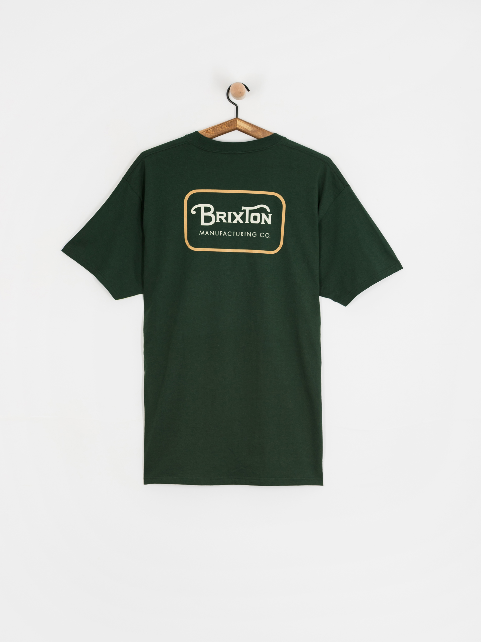 Футболка Brixton Grade Std (forest green/stone/washed copp)