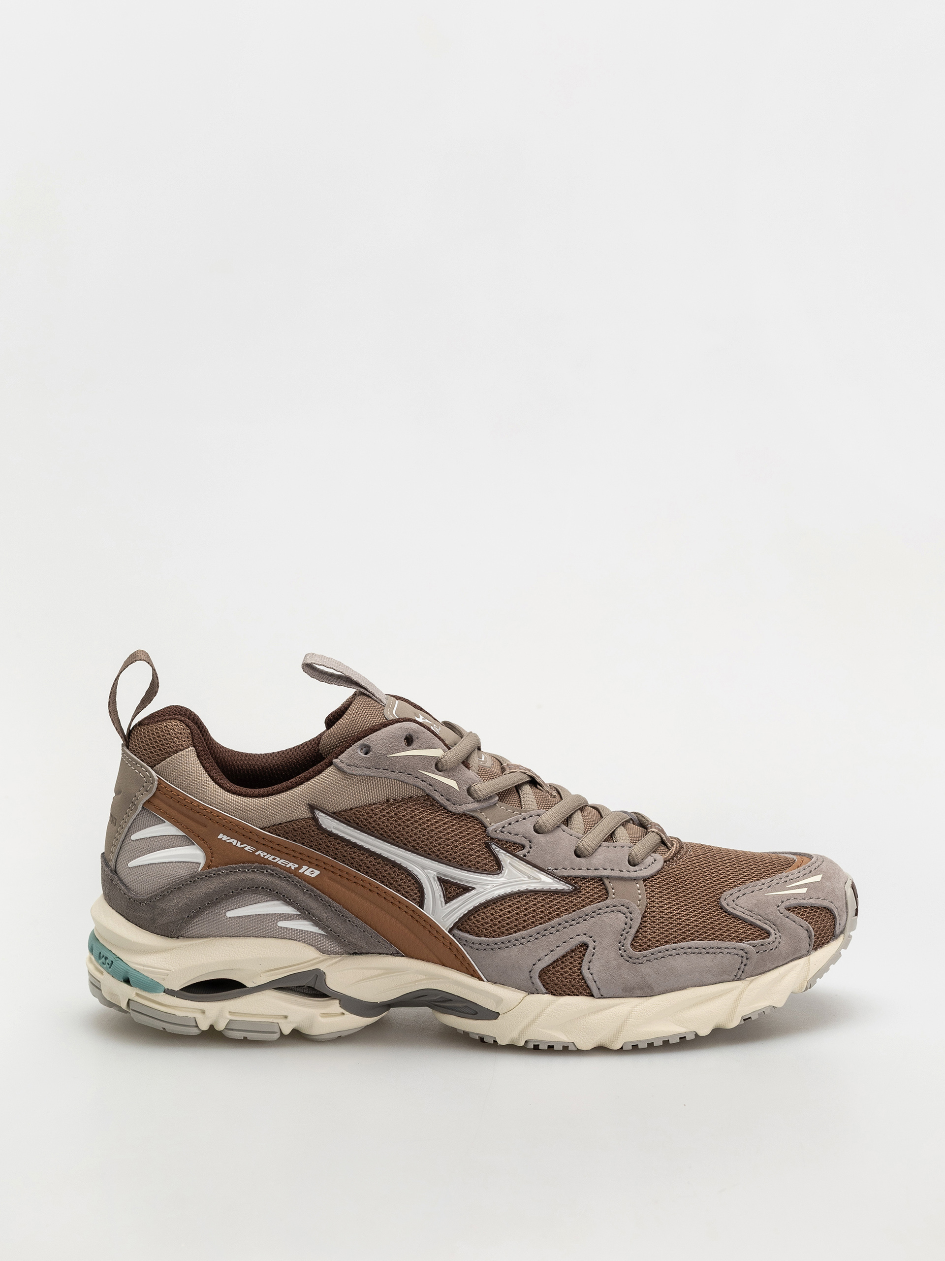 u0412u0437u0443u0442u0442u044f Mizuno Wave Rider 10 (fossil/white/thrush)