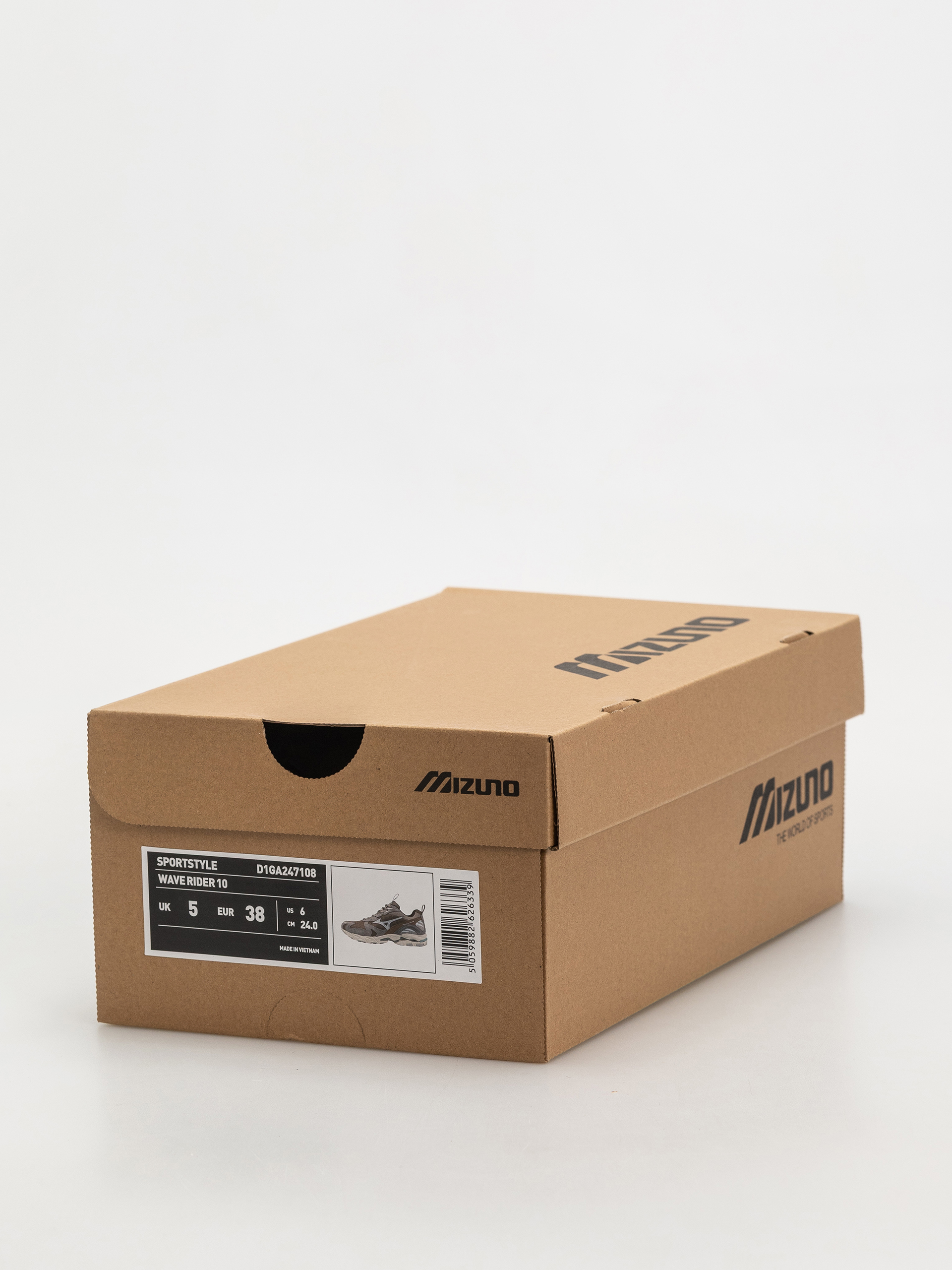 Взуття Mizuno Wave Rider 10 - коричневий (fossil/white/thrush)
