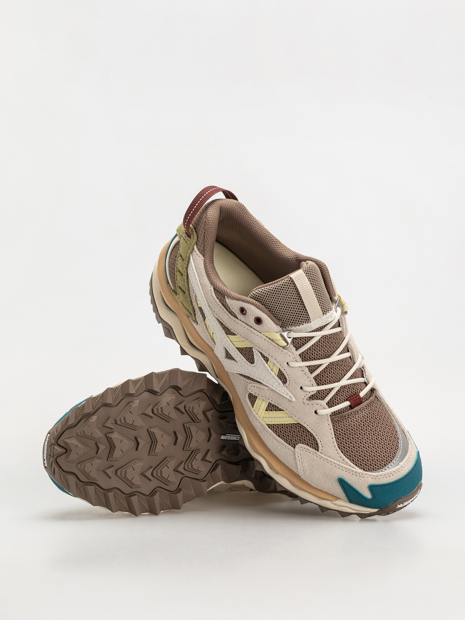 ミノ様 Взуття Mizuno Wave Mujin TL - різнокольоровий (fossil/snow white