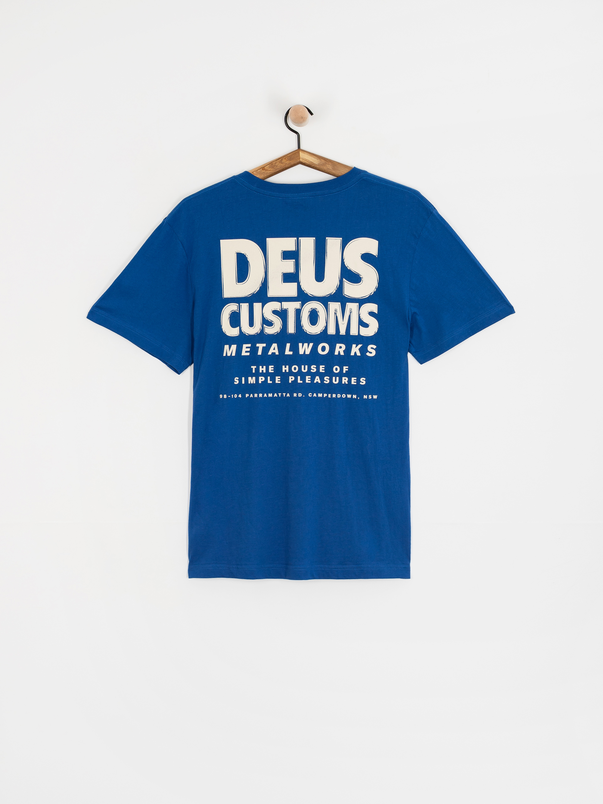 Футболка Deus Ex Machina Chromium (classic blue)