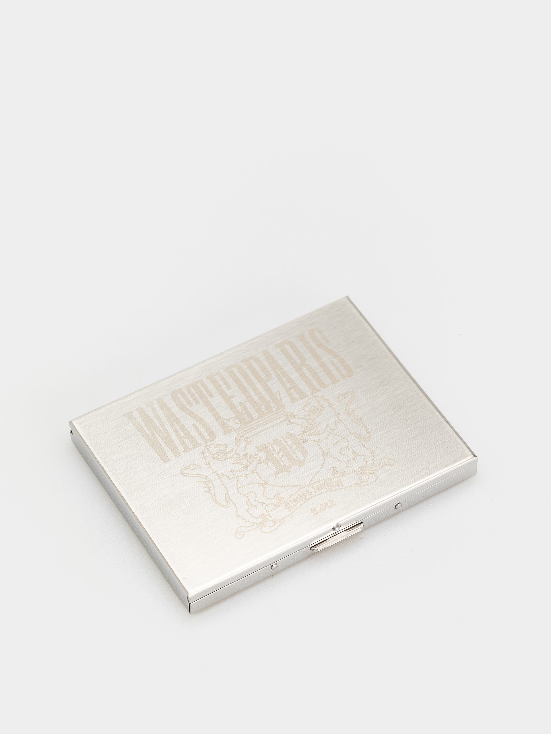 Кейс Wasted Paris Crest Metal Cigarette Case (silver)