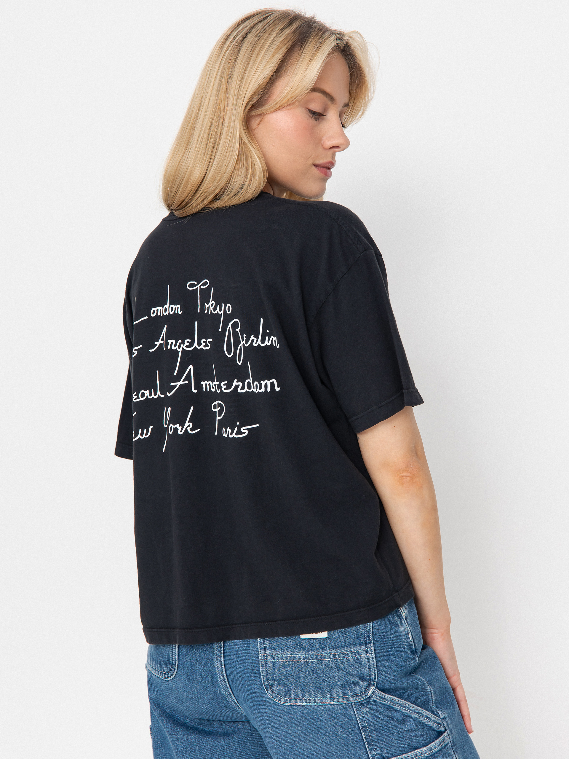 Футболка OBEY Obey Scripty Cities Wmn (digital black)