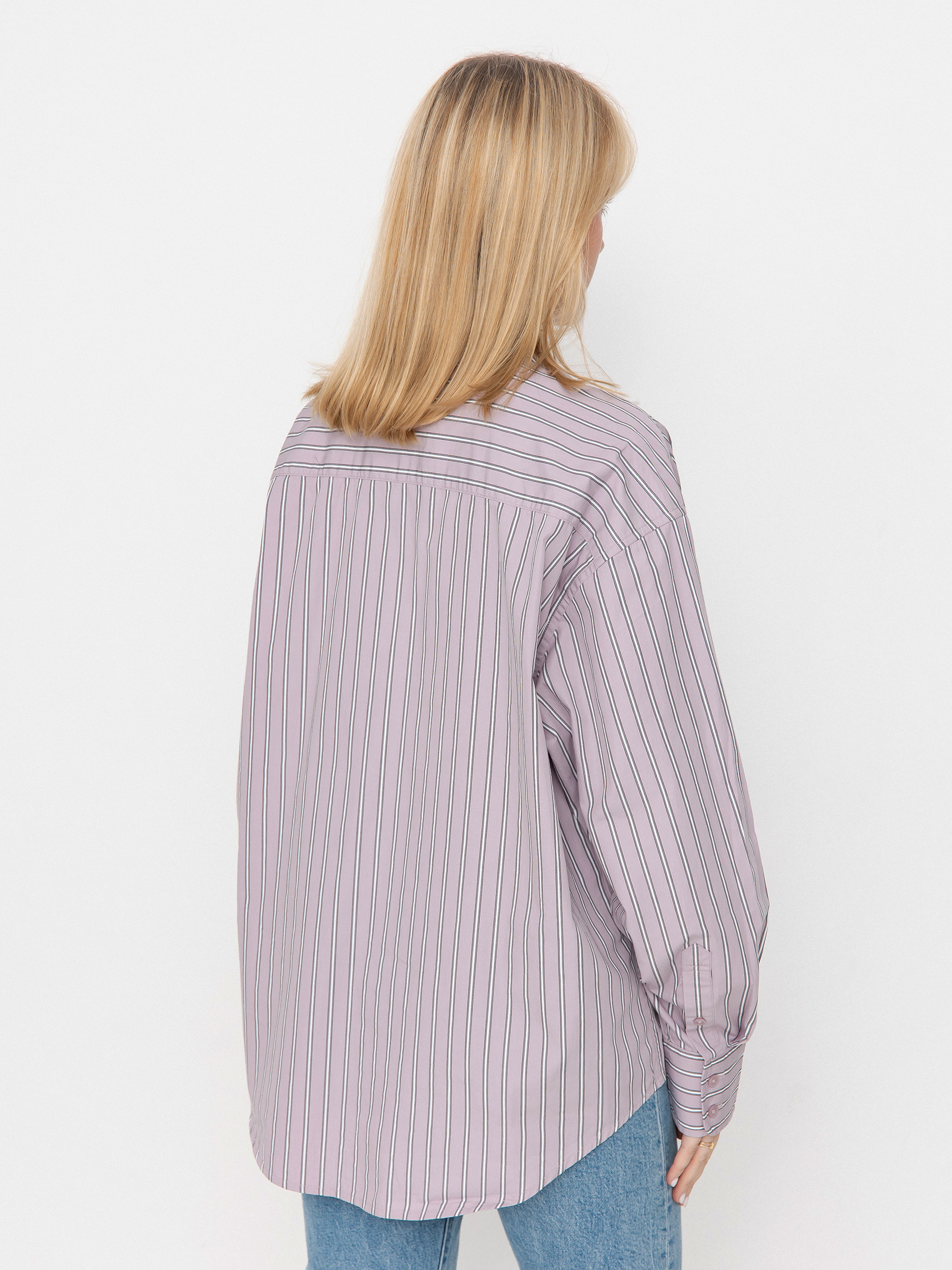 Сорочка Carhartt WIP Grimsby Wmn (grimsby stripe/pink fog)