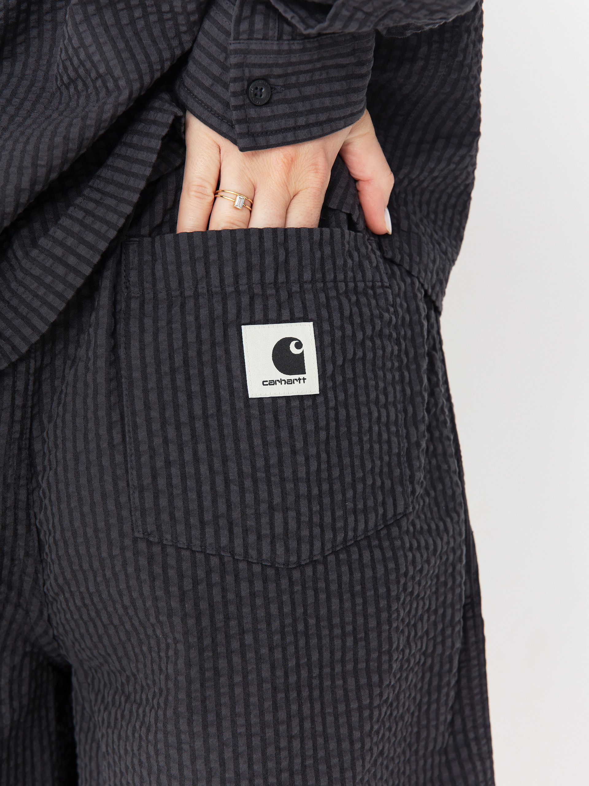 Шорти Carhartt WIP Toland Wmn (toland stripe/black)