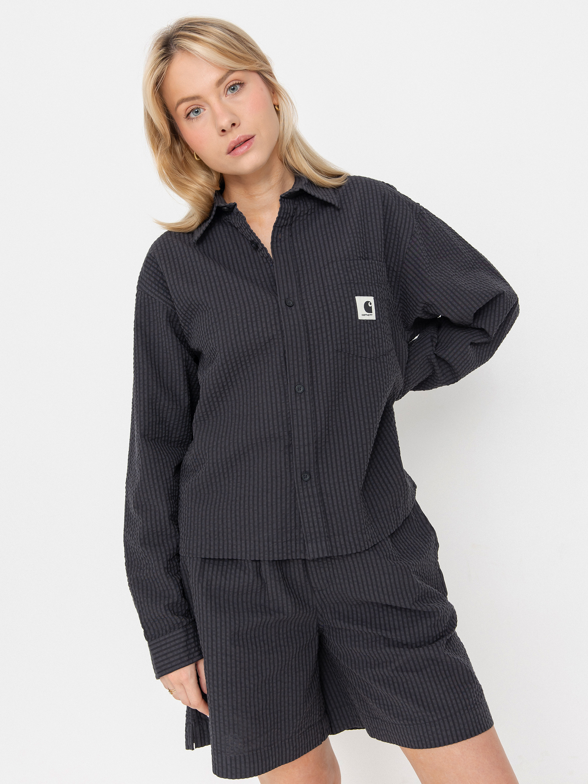Сорочка Carhartt WIP Toland Wmn (toland stripe/black)