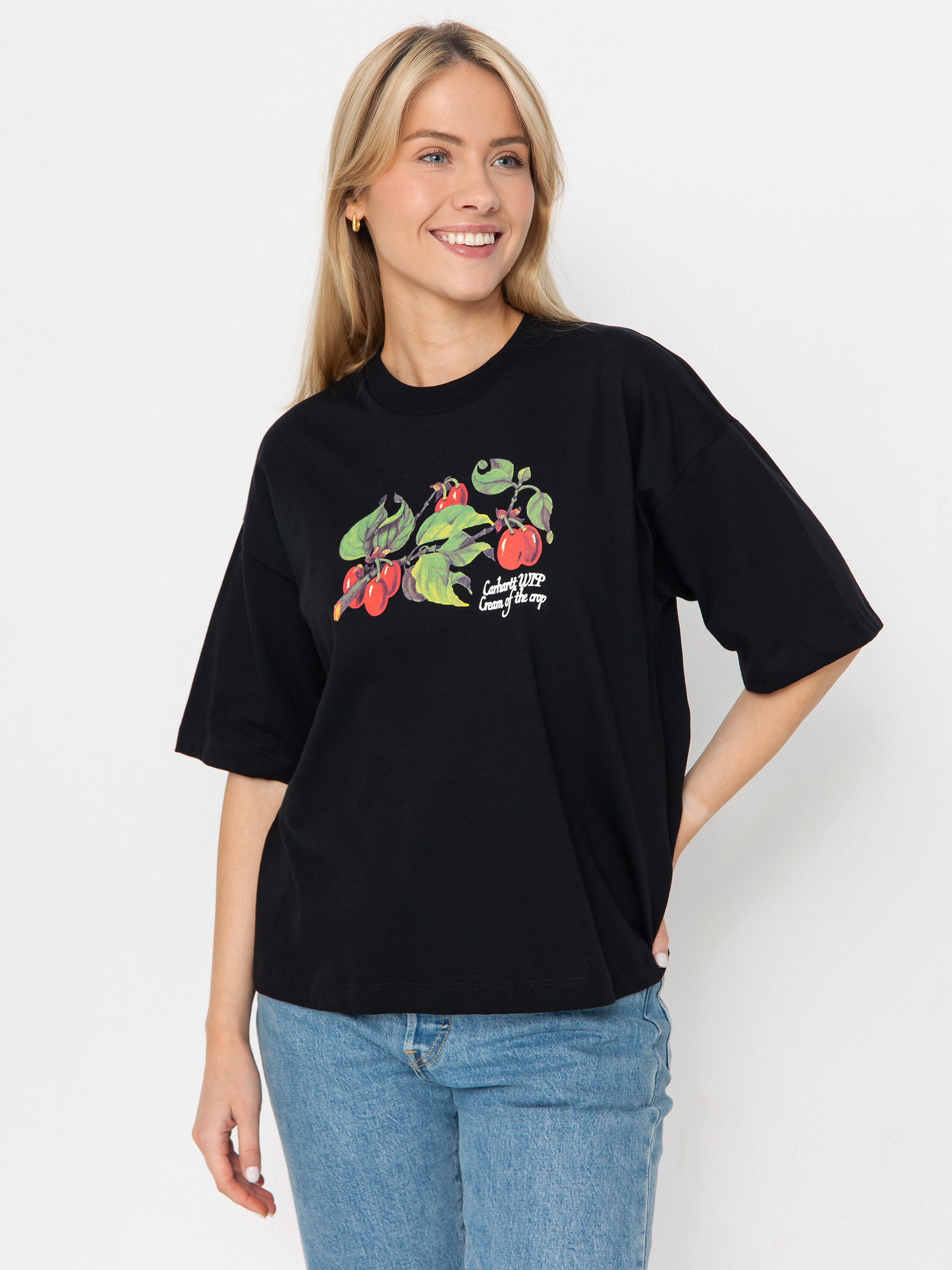 Футболка Carhartt WIP Cream Of The Crop Wmn (black)