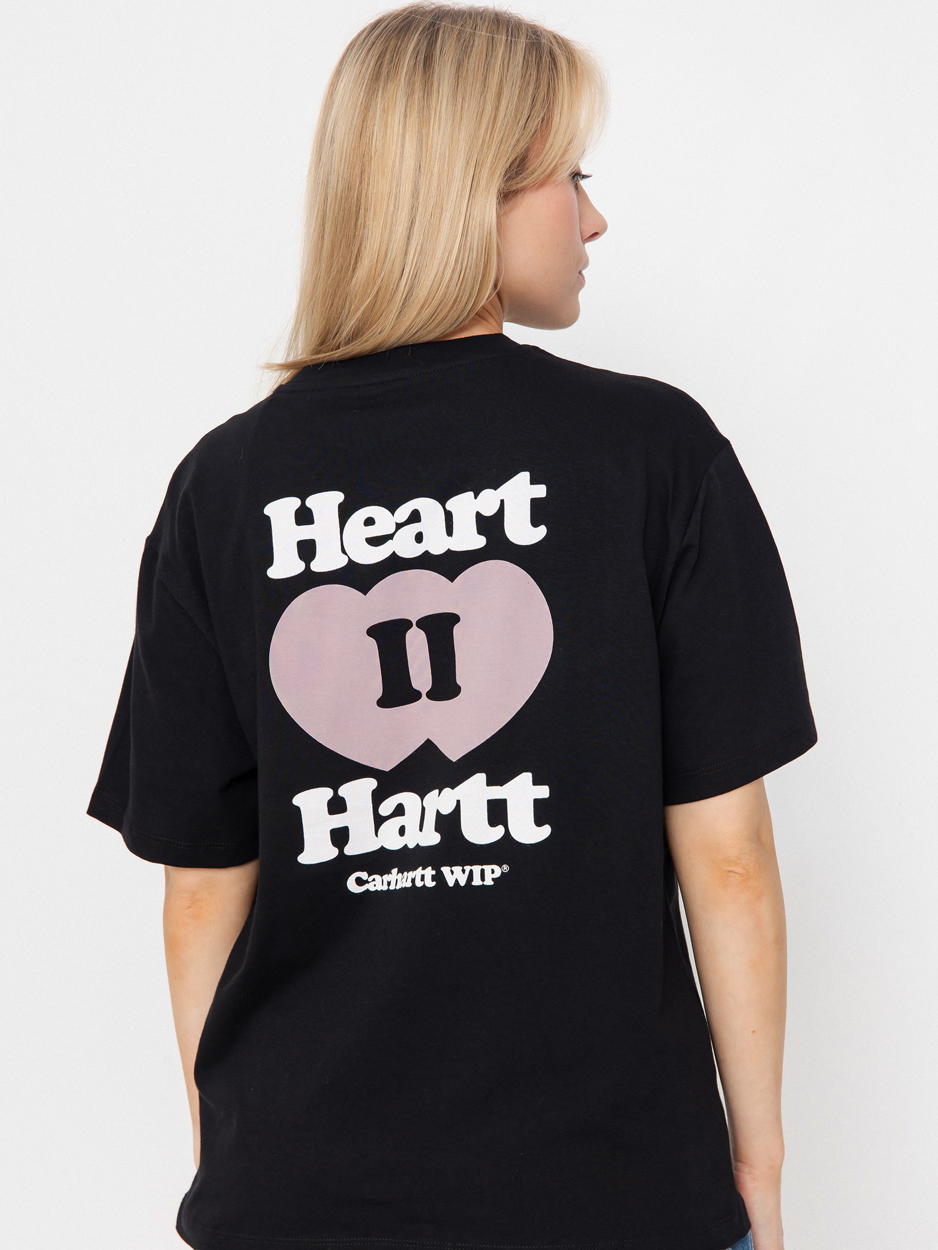 Футболка Carhartt WIP Heart II Hartt Wmn (black)