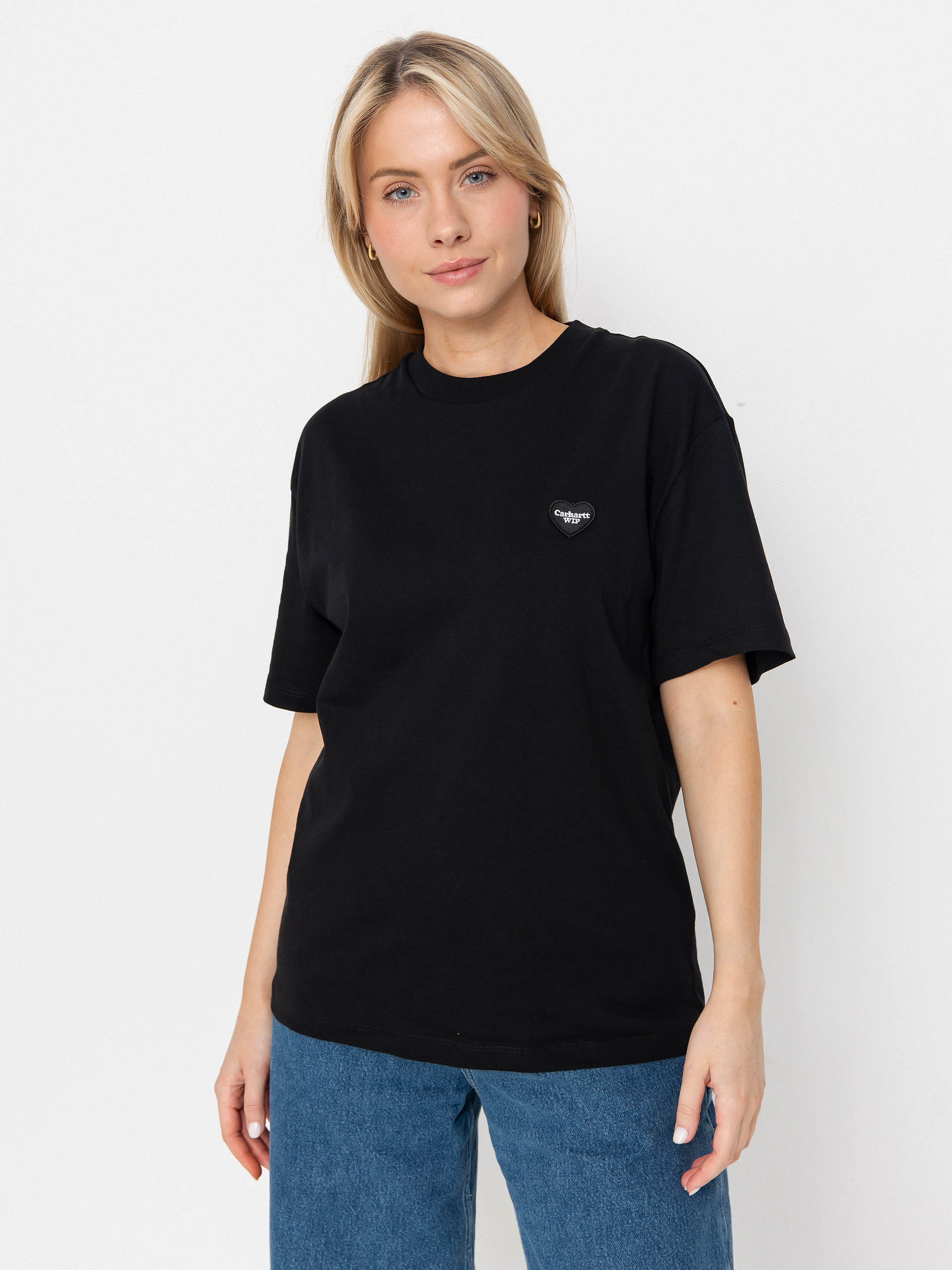 Футболка Carhartt WIP Heart II Hartt Wmn (black)