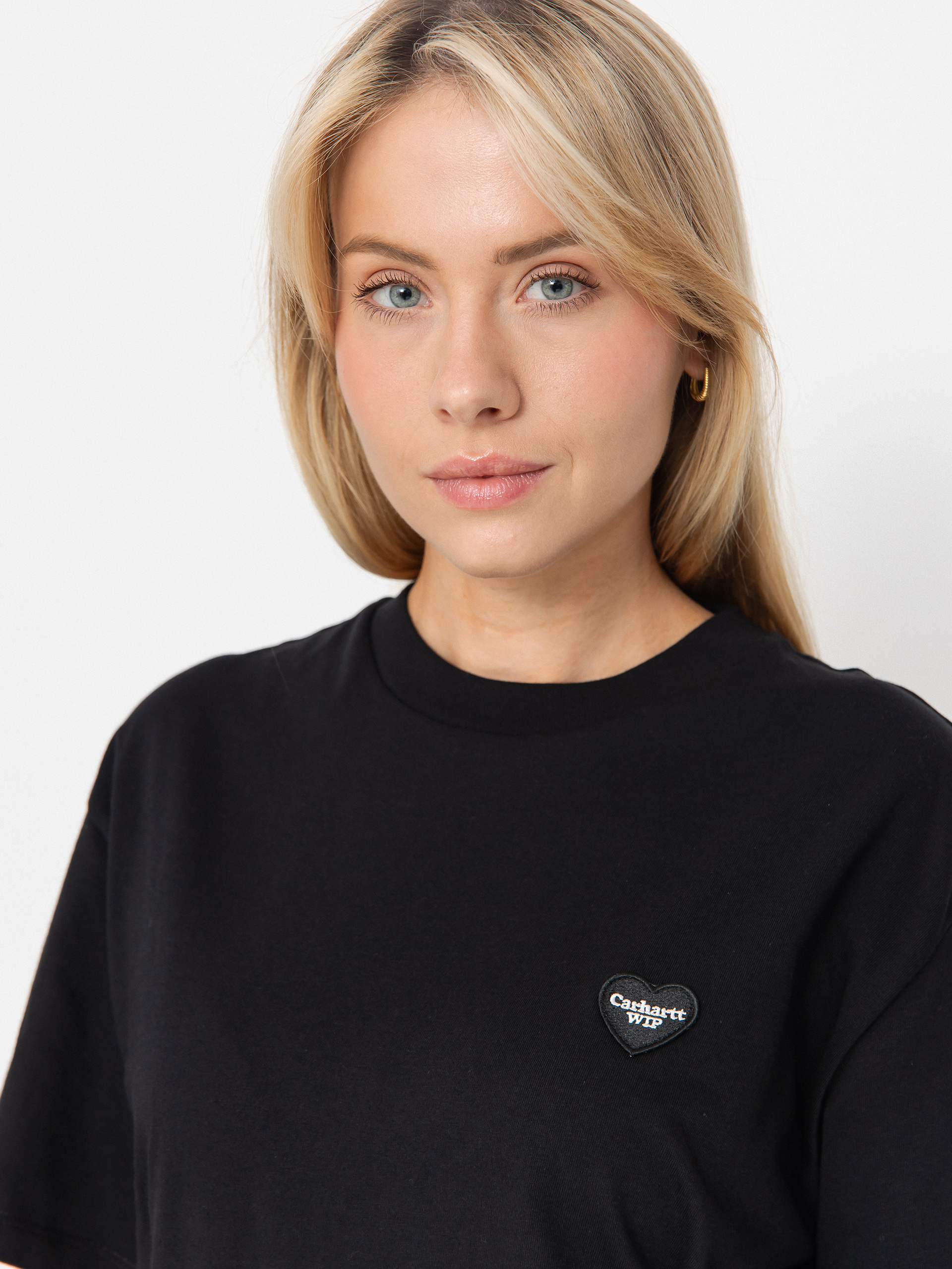 Футболка Carhartt WIP Heart II Hartt Wmn (black)