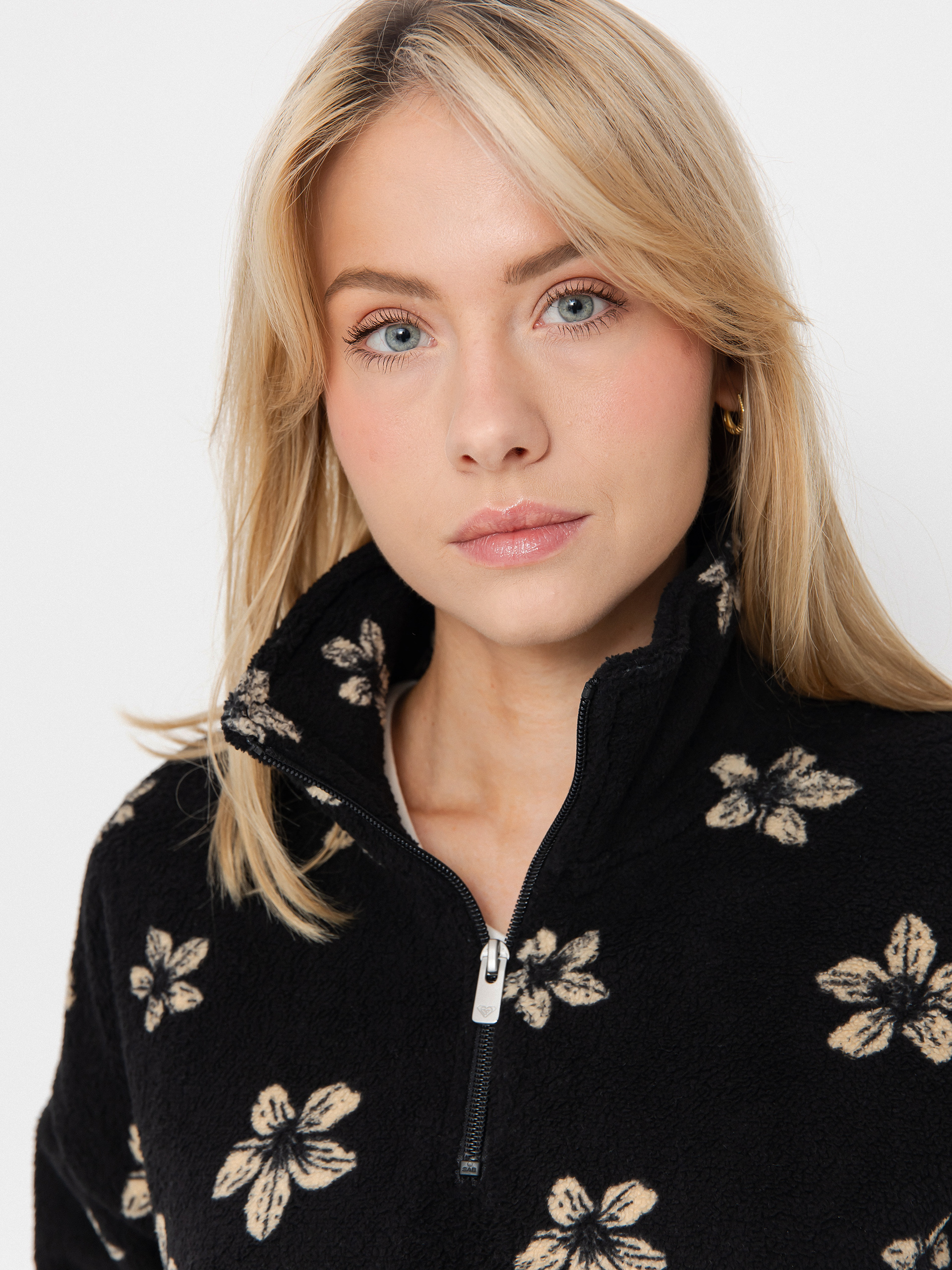 Жіночий Флісовий светр Roxy Vl Live Out Loud (anthracite sol searcher big)