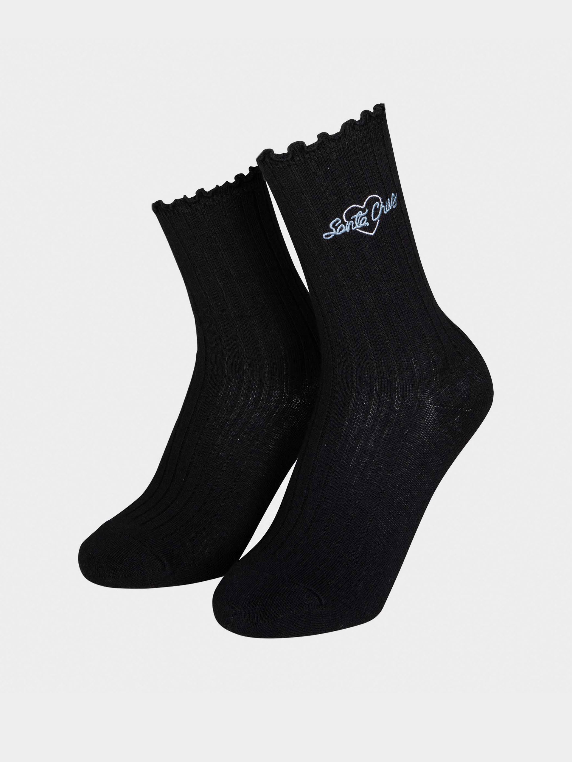  Шкарпетки Santa Cruz Love Script Socks 2pk Wmn (black & white)