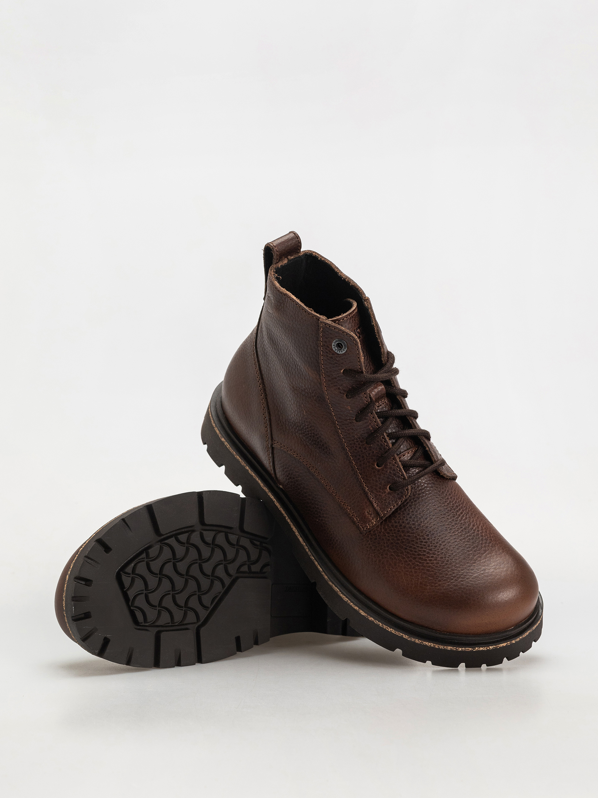 Взуття Birkenstock Highwood Lace Mid Natural Leather Regular (chocolate)