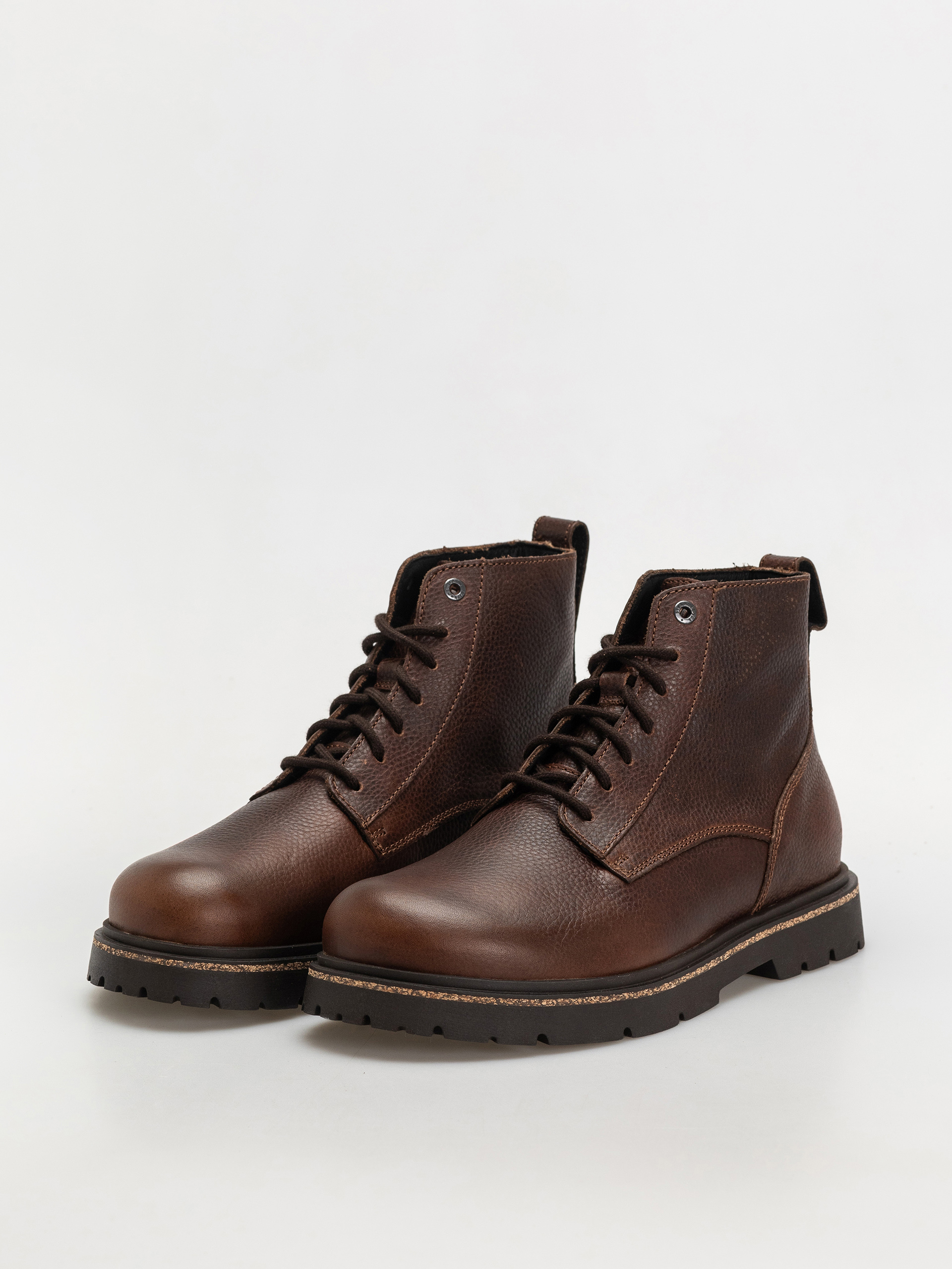 Взуття Birkenstock Highwood Lace Mid Natural Leather Regular (chocolate)