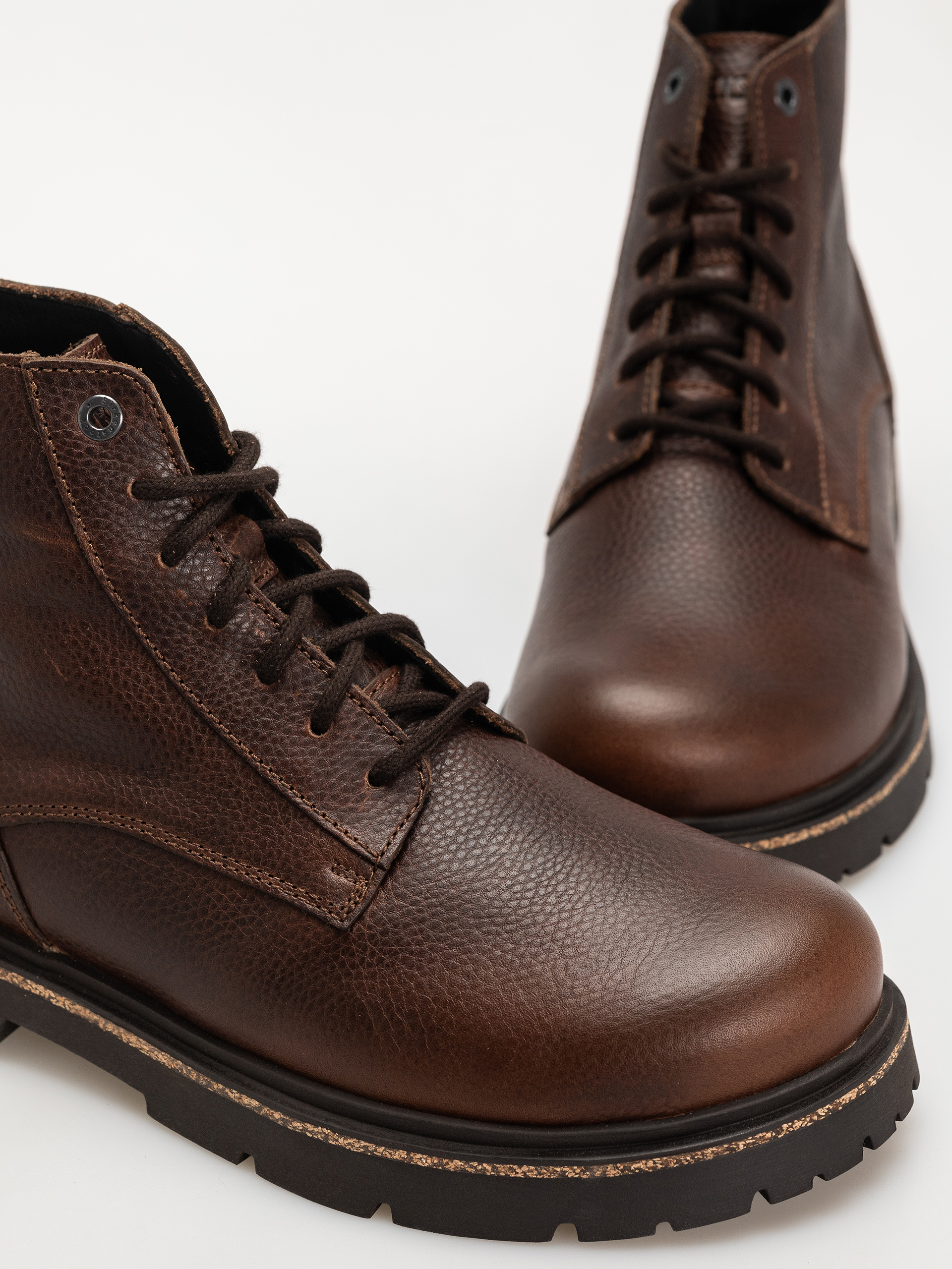 Взуття Birkenstock Highwood Lace Mid Natural Leather Regular (chocolate)