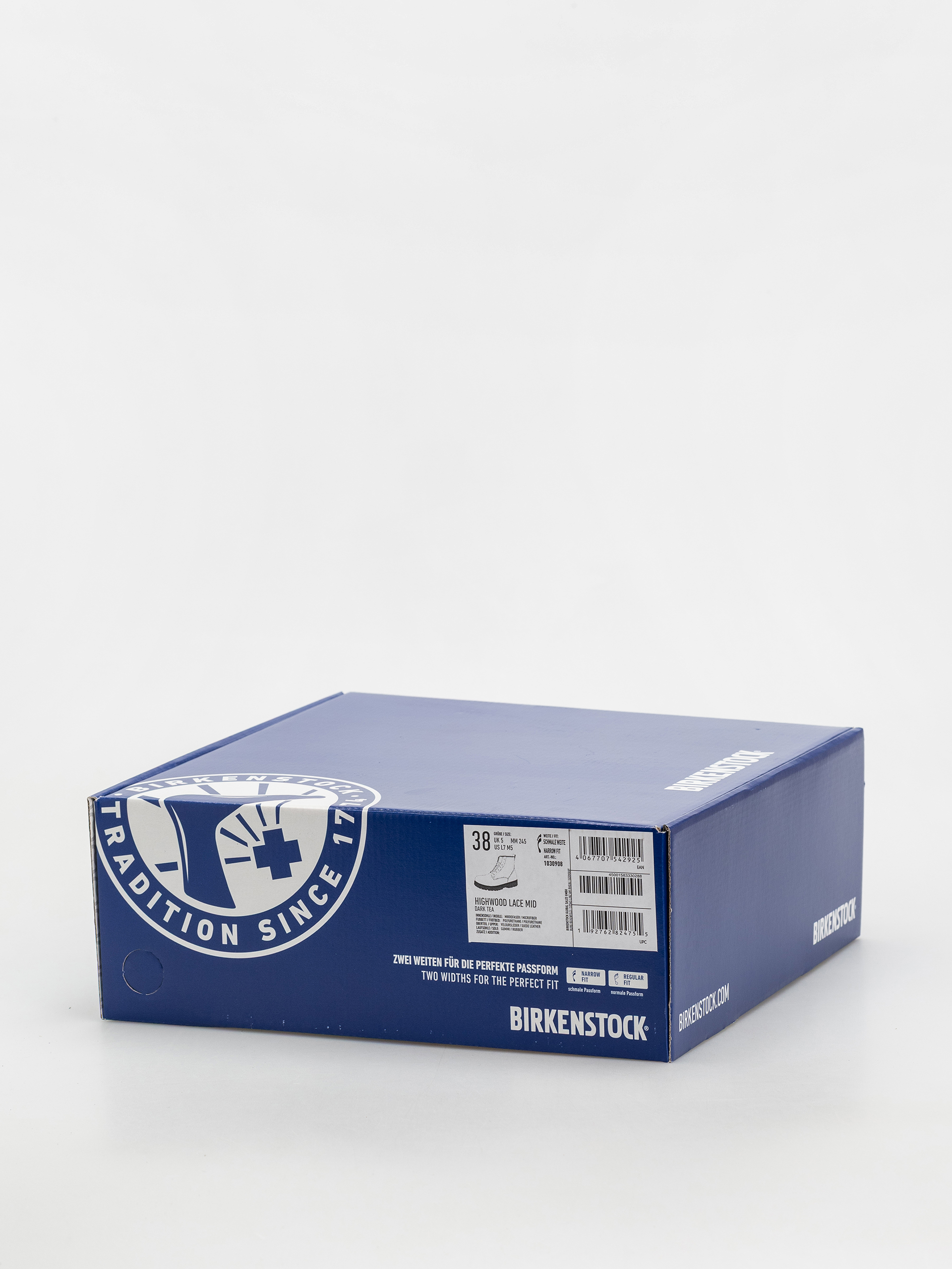 Взуття Birkenstock Highwood Lace Mid Suede Leather Narrow Wmn (dark tea)