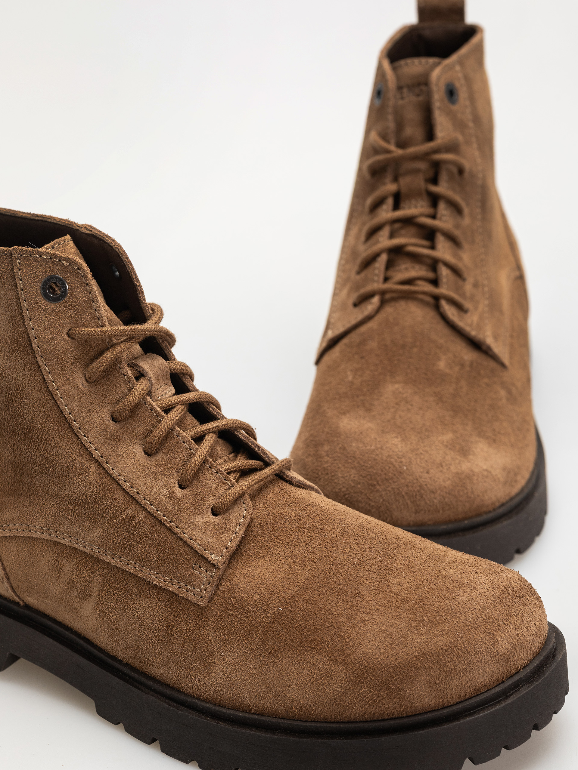 Взуття Birkenstock Highwood Lace Mid Suede Leather Regular (dark tea)