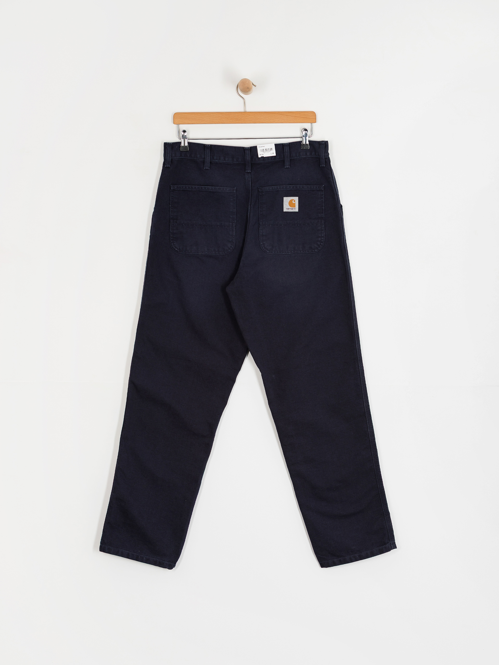Штани Carhartt WIP Simple (dark navy/stone canvas)