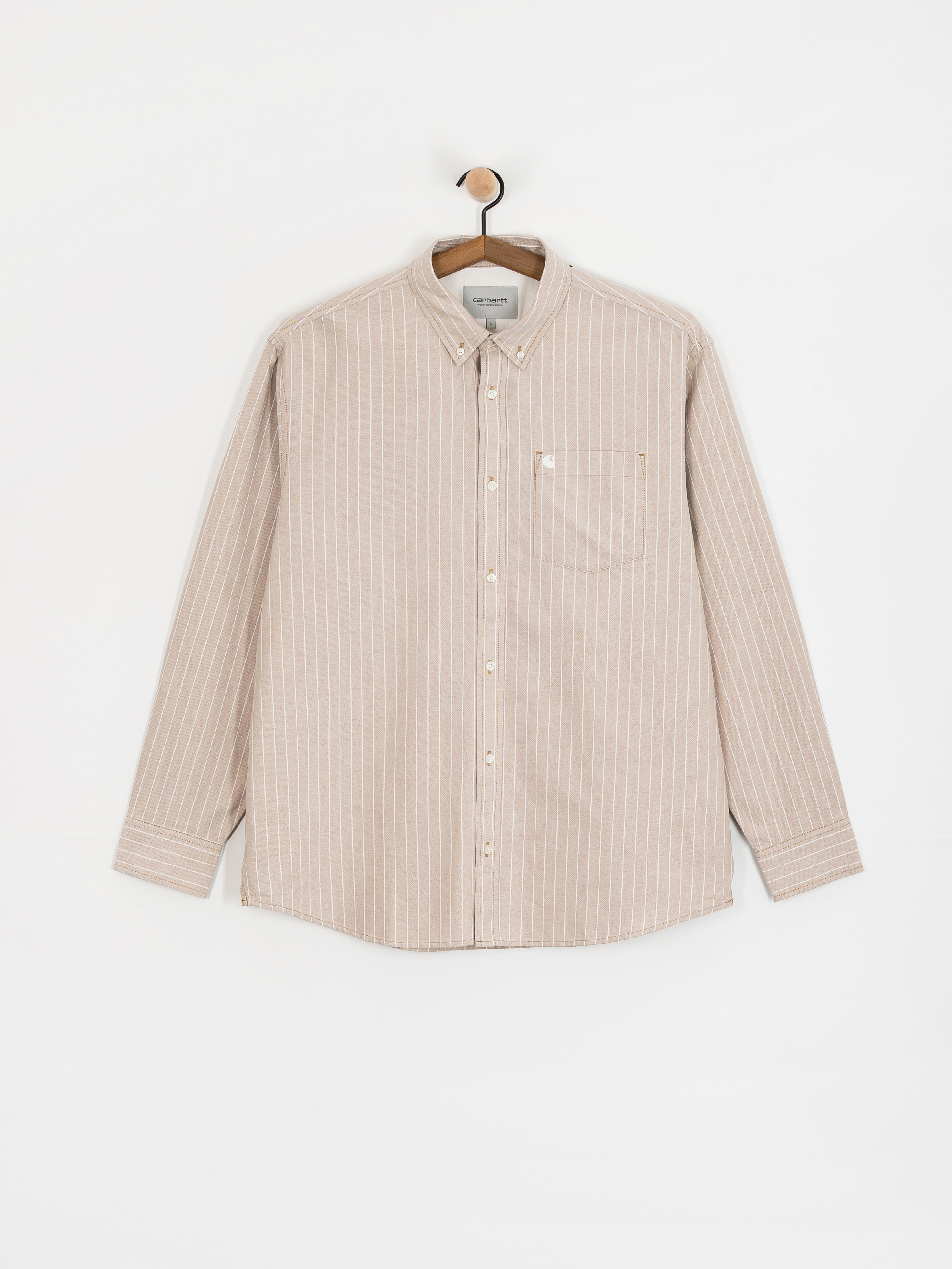 Сорочка Carhartt WIP Cassel (cassel stripe/peanut/white)