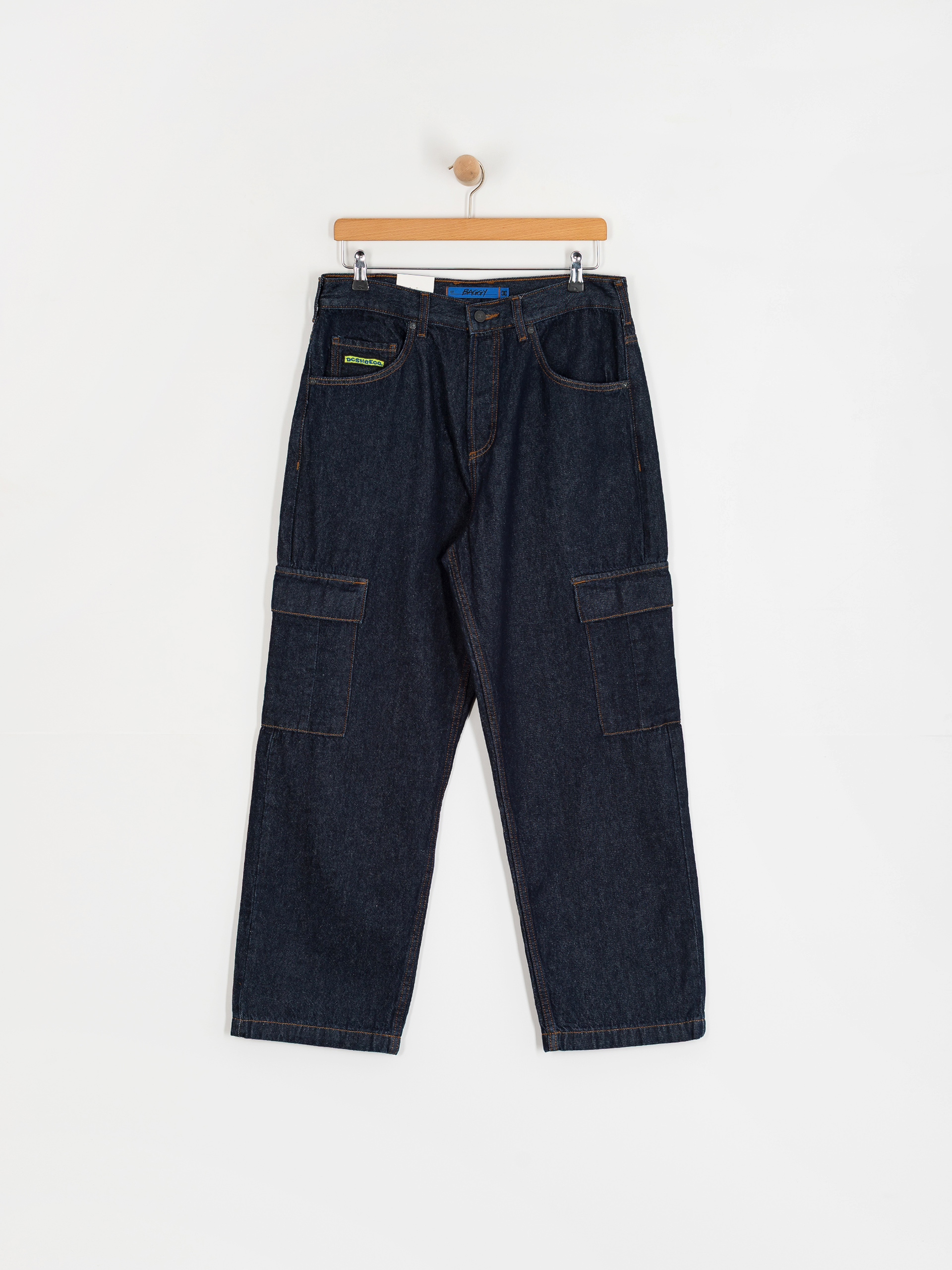 Штани DC Worker Baggy Denim Cargo (dark denim)