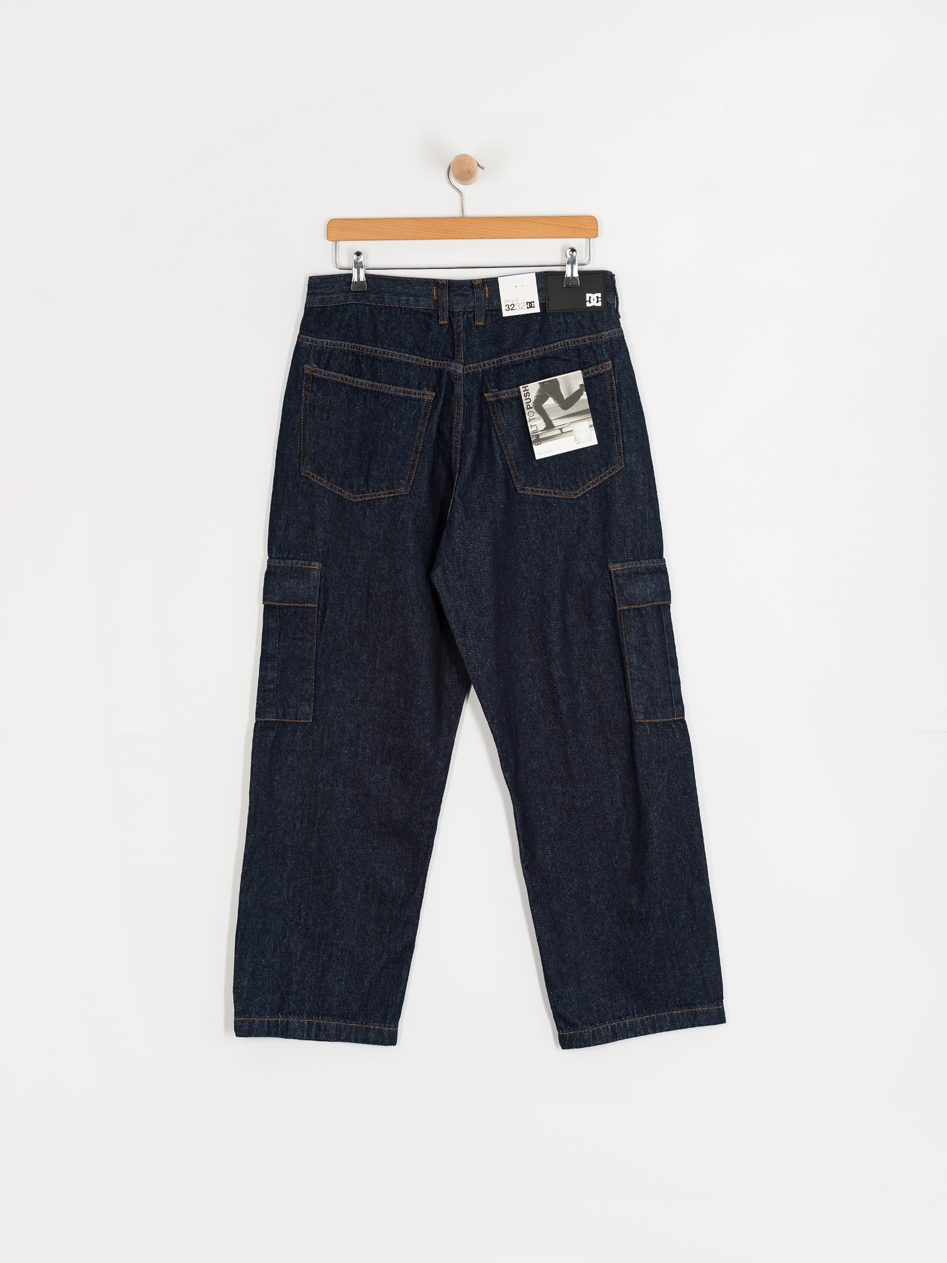 Штани DC Worker Baggy Denim Cargo (dark denim)