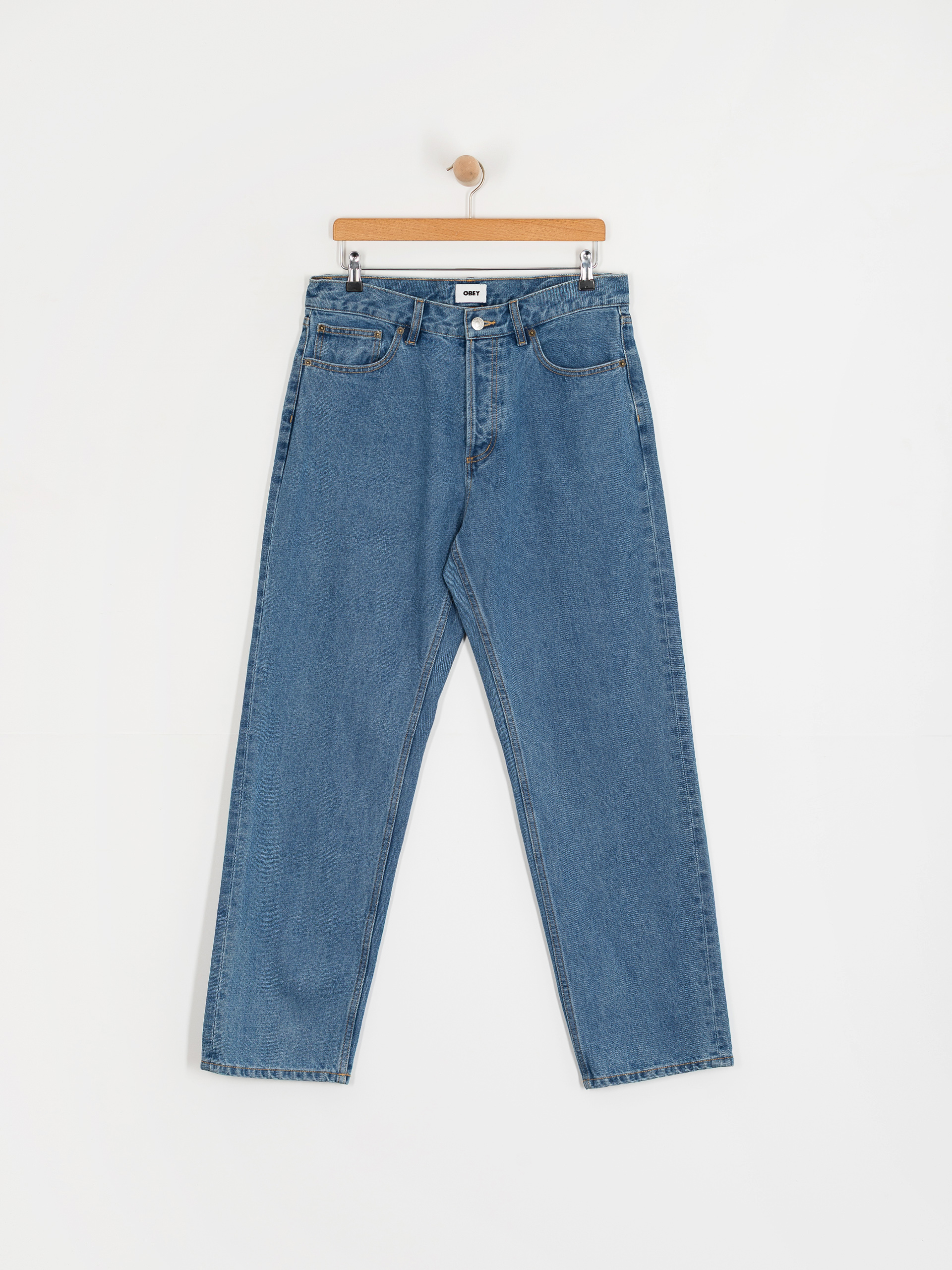 Штани OBEY Hardwork Denim (light indigo)