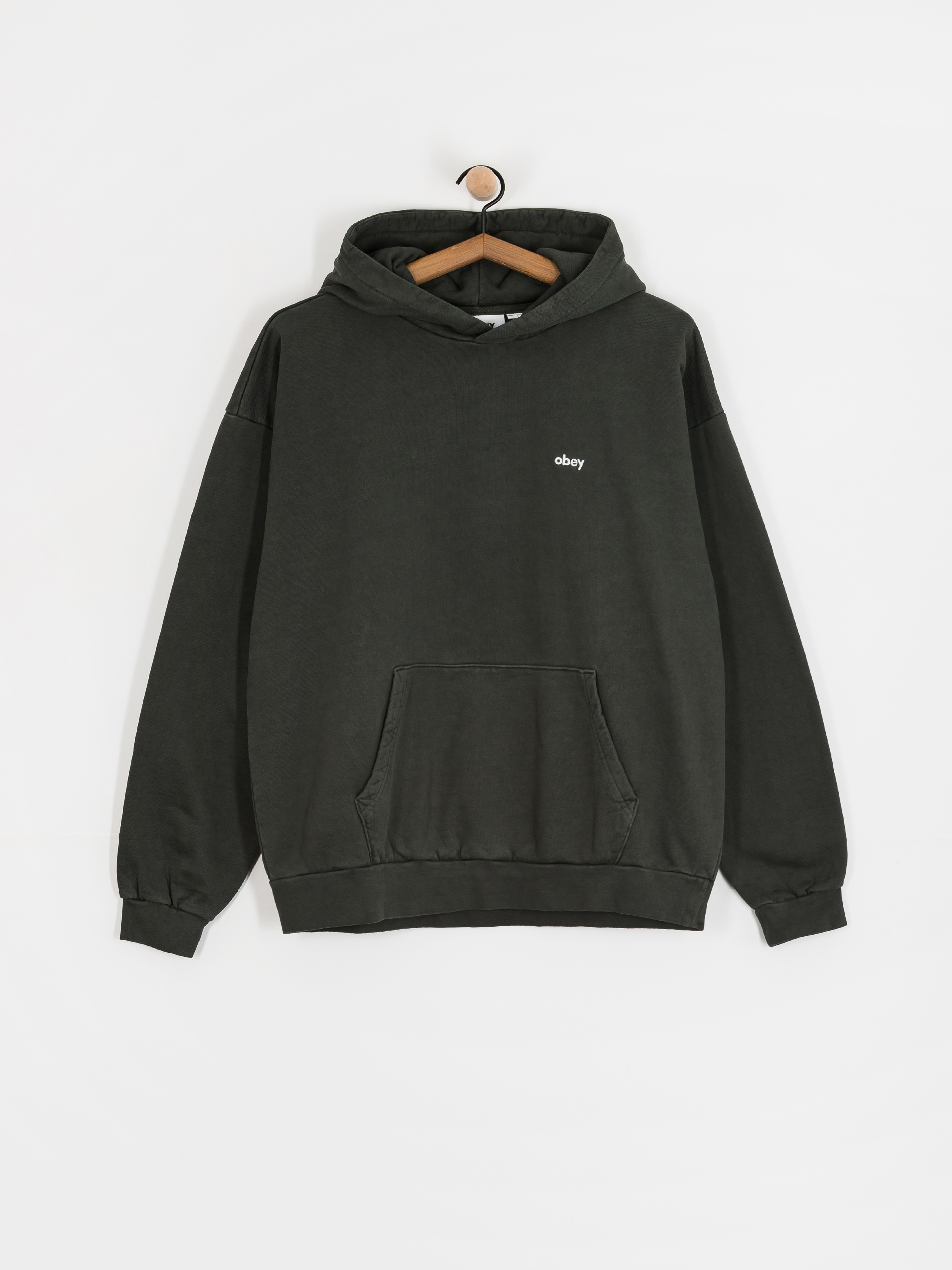 Худі OBEY Lowercase Pigment HD (pigment pirate black)
