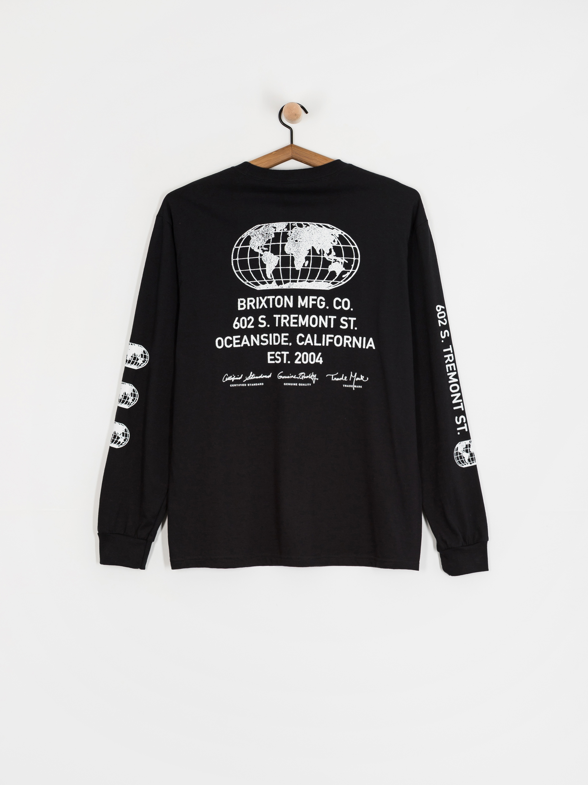 Лонгслів Brixton Union Std (black)