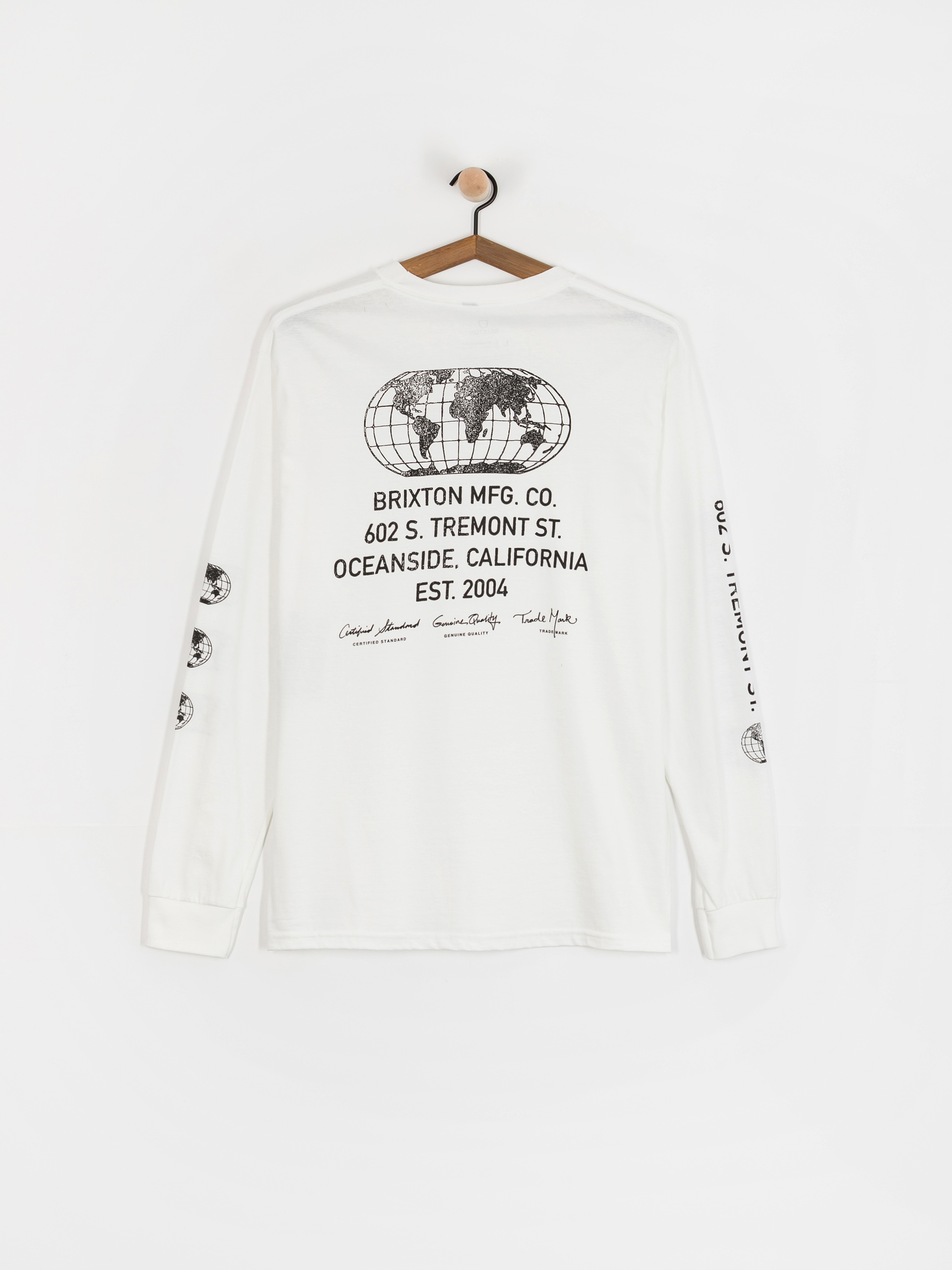 Лонгслів Brixton Union Std (white)