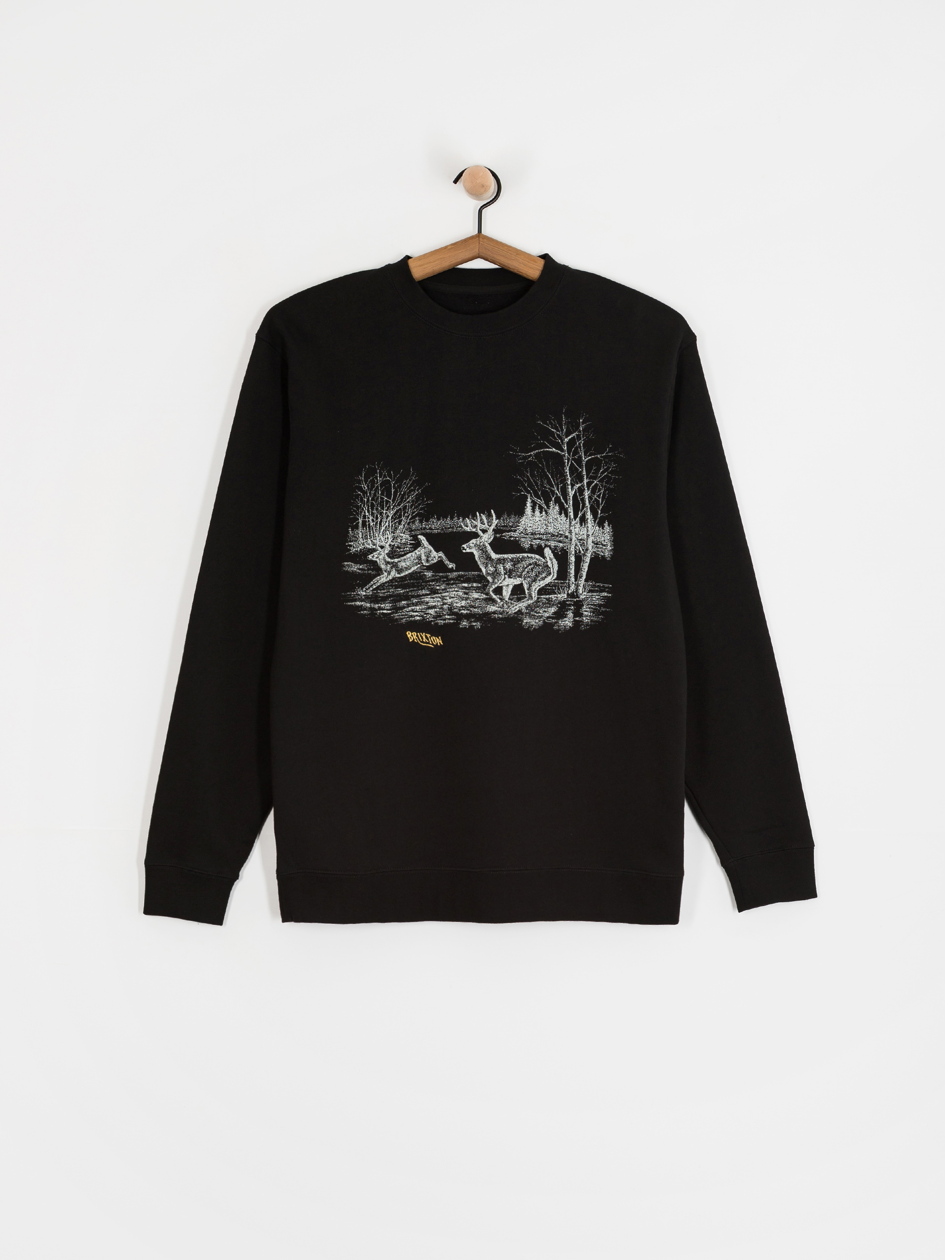 Світшот Brixton Gallop Crew (black)