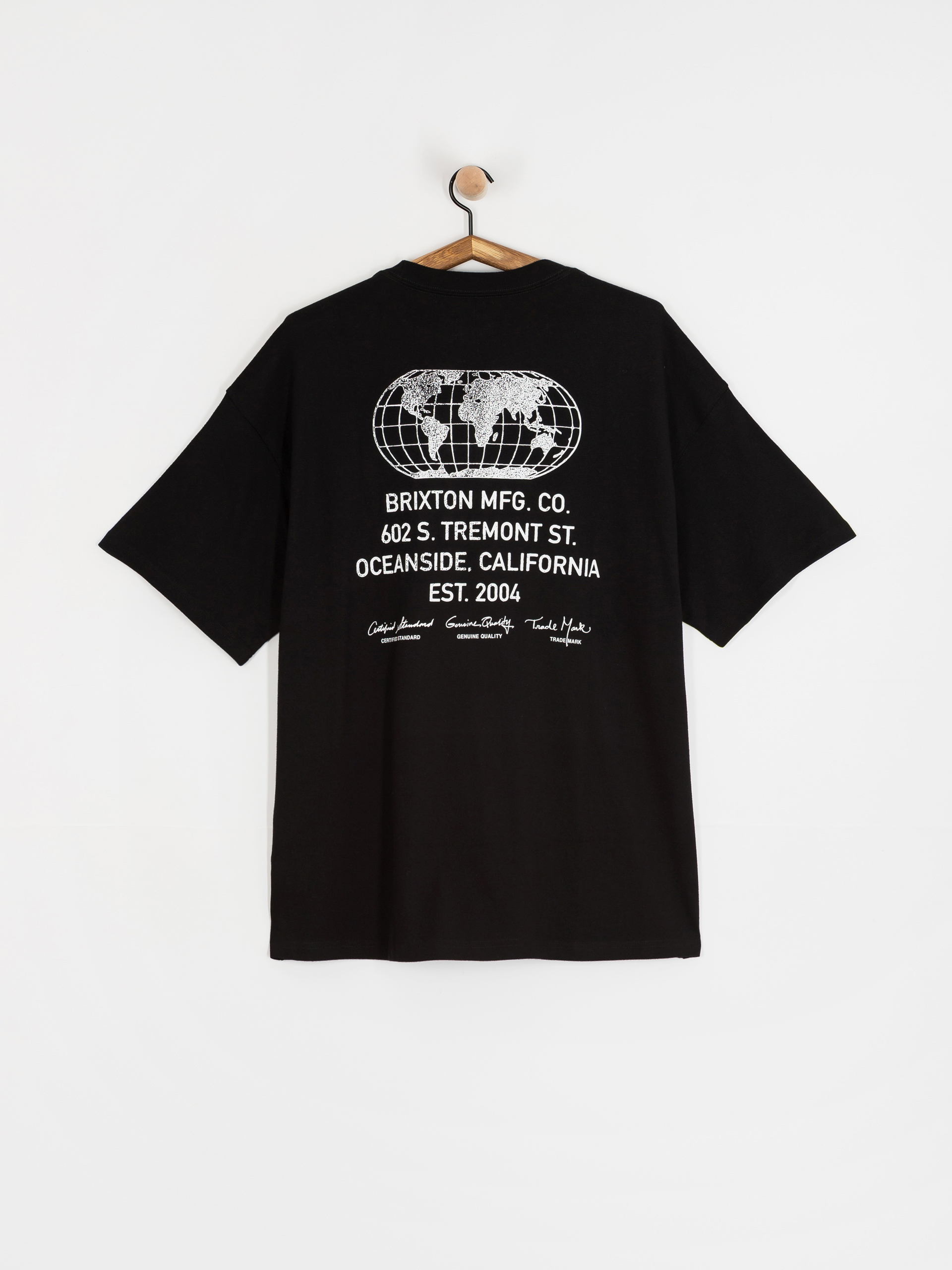 Футболка Brixton Union Hw Relaxed (black classic wash)