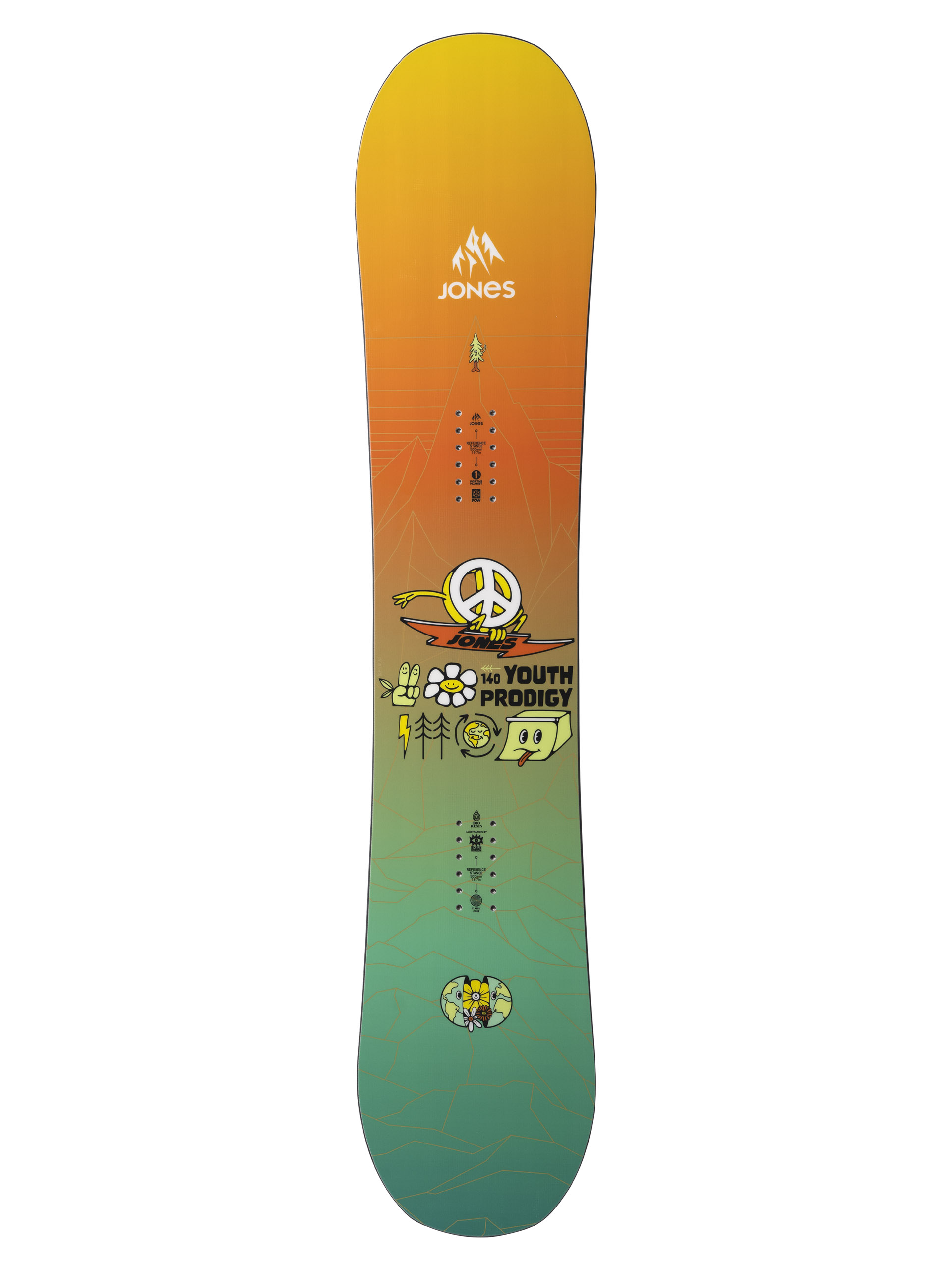 Сноуборд Jones Snowboards Prodigy JR (orange)