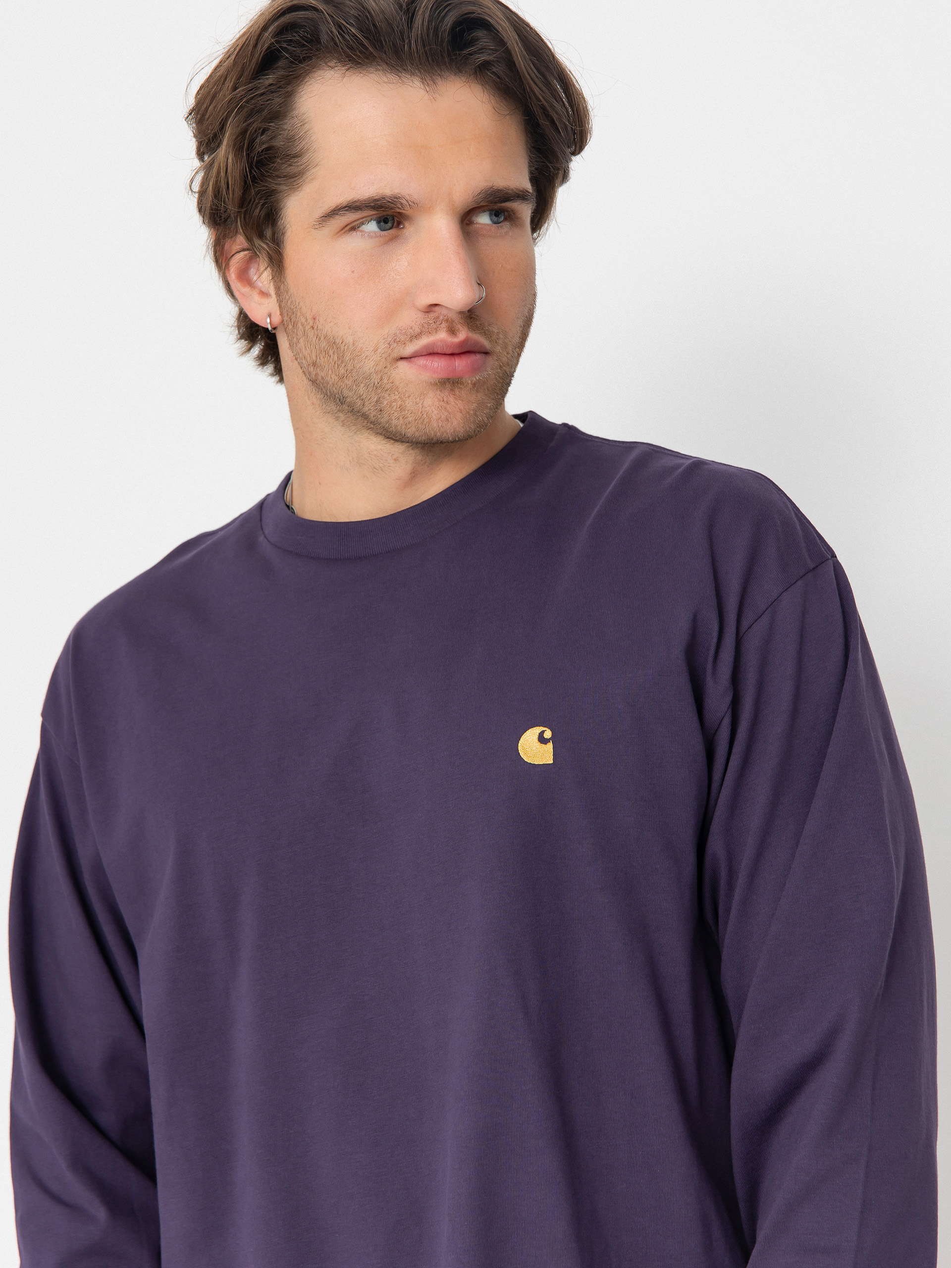 Лонгслів Carhartt WIP Chase (lakers/gold)